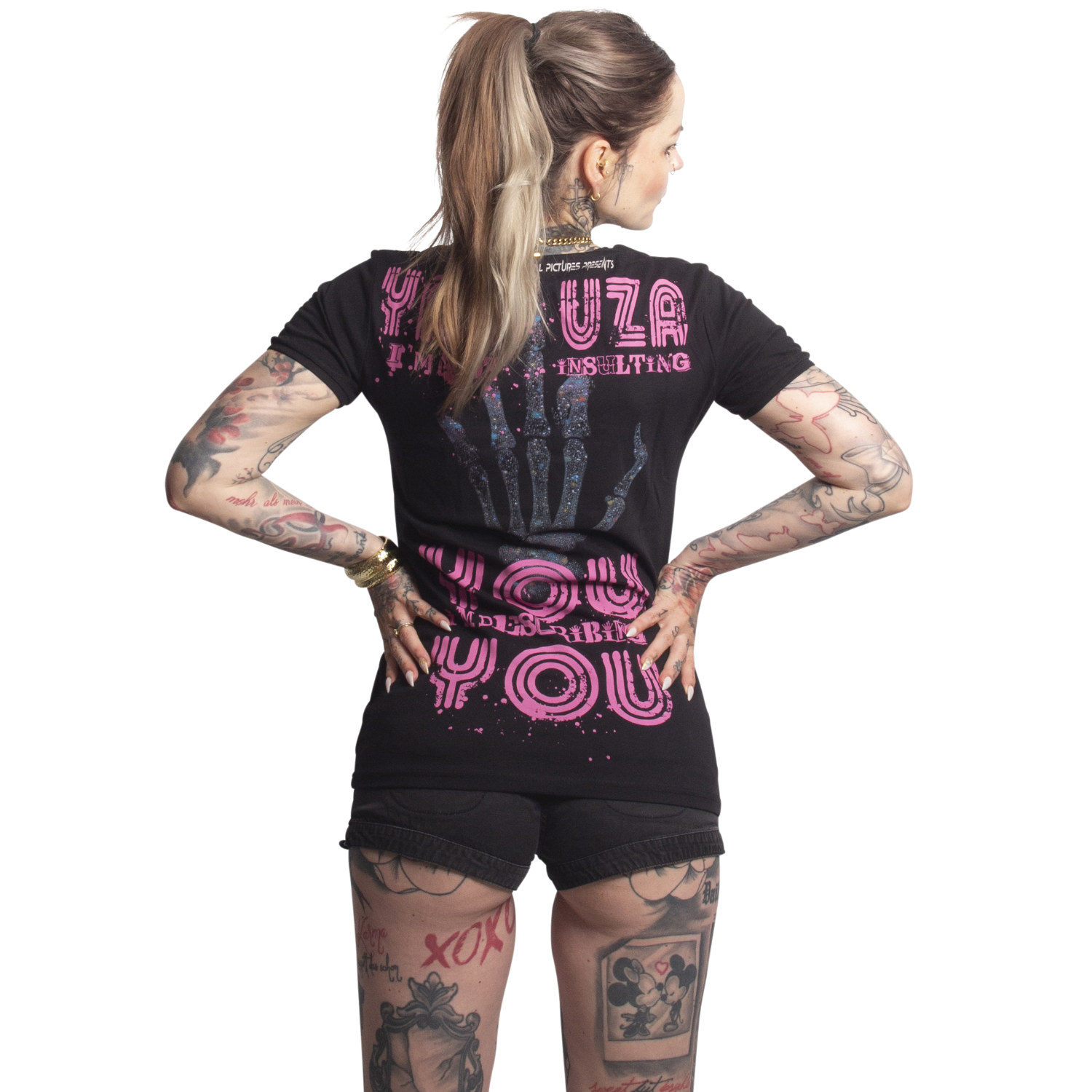 Yakuza dámské tílko Insult Urban Crew Neck T-Shirt black XS