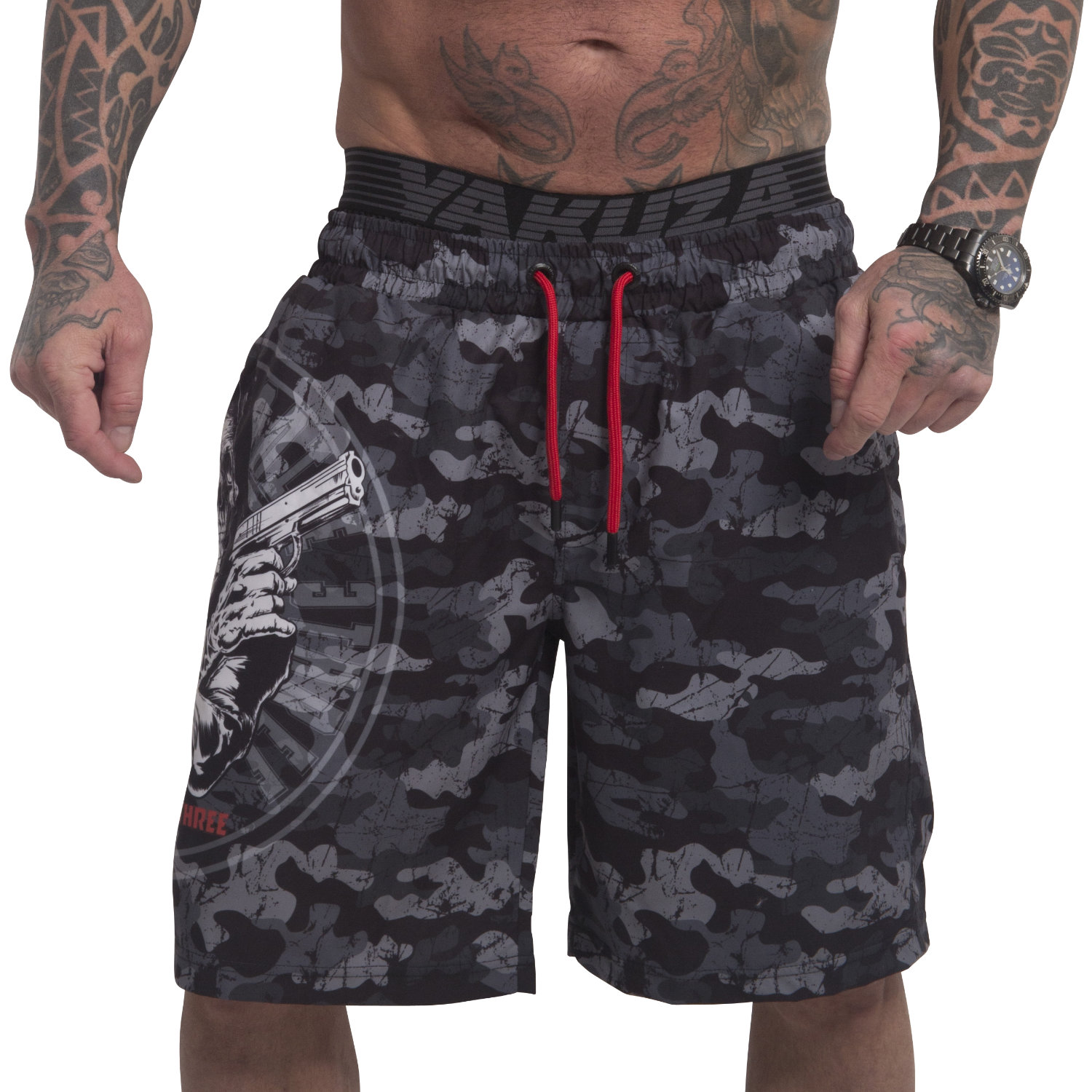 Yakuza pánské plavkové šortky Trouble Board Shorts