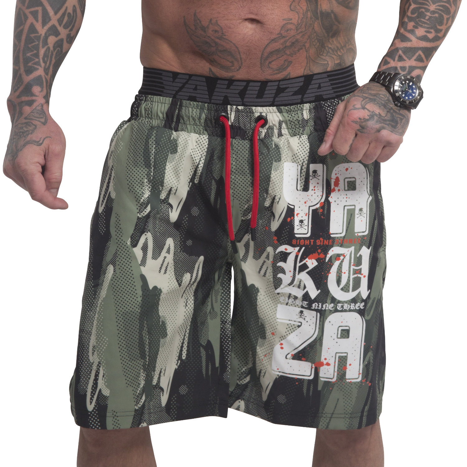Yakuza pánské plavkové šortky URBNSTL Board Shorts