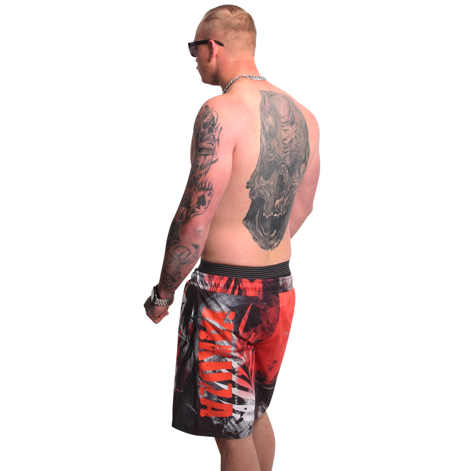 Yakuza pánské plavkové šortky Ghost Allover Board Shorts
