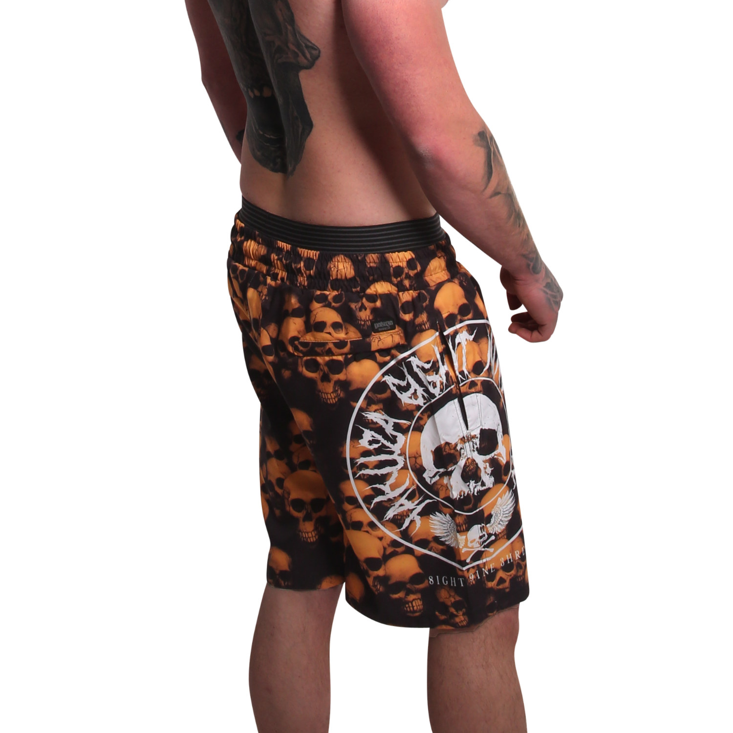 Yakuza pánské plavkové šortky Skull Theme Board Shorts