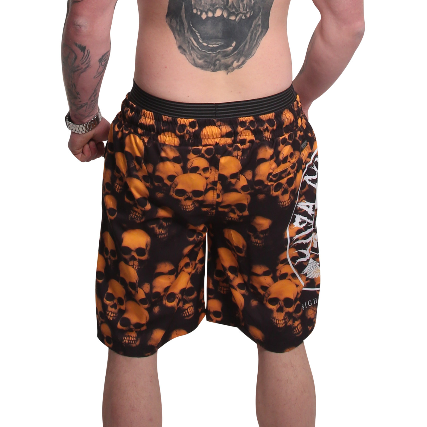 Yakuza pánské plavkové šortky Skull Theme Board Shorts