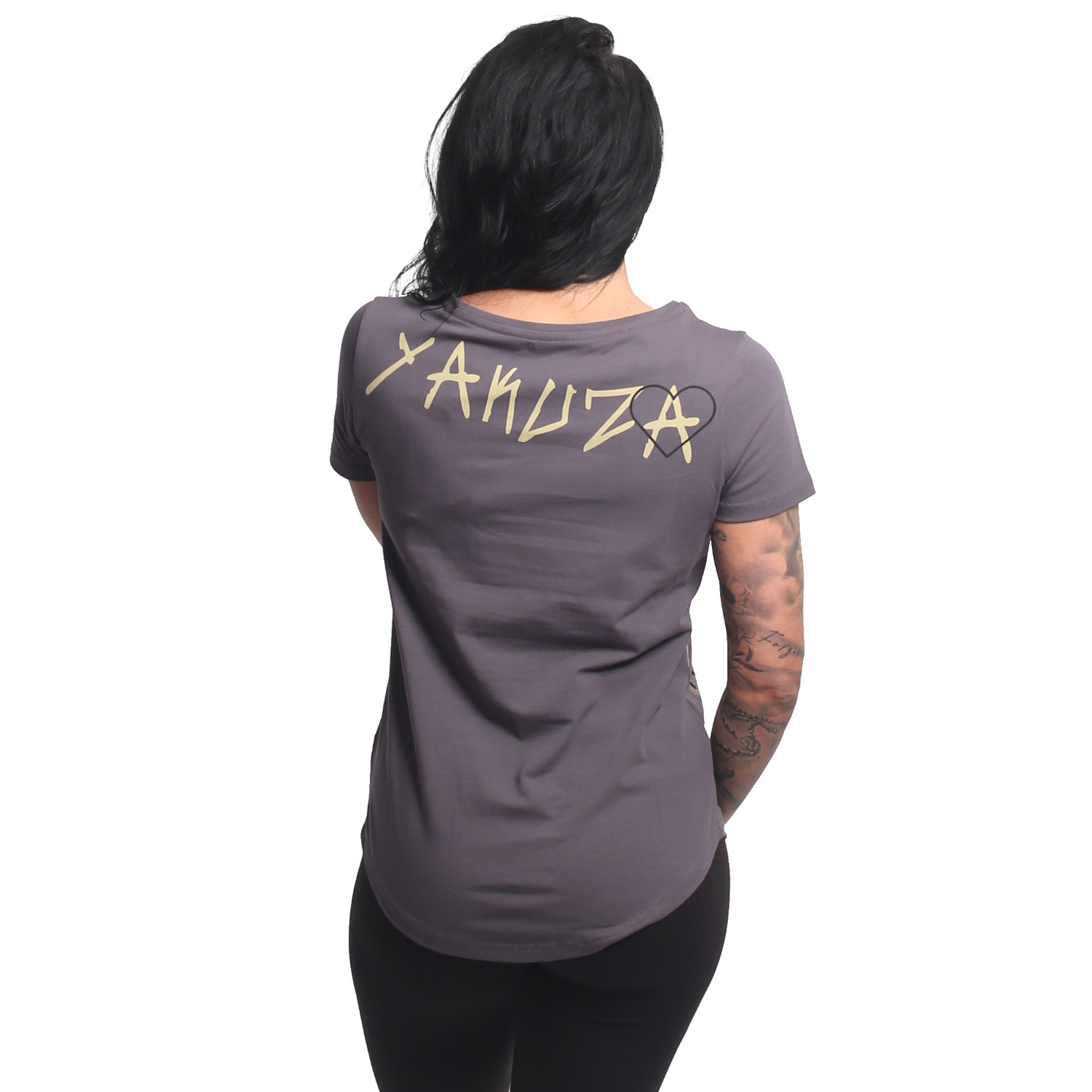 Yakuza dámské tílko Afraid Curved Crew Neck T-Shirt