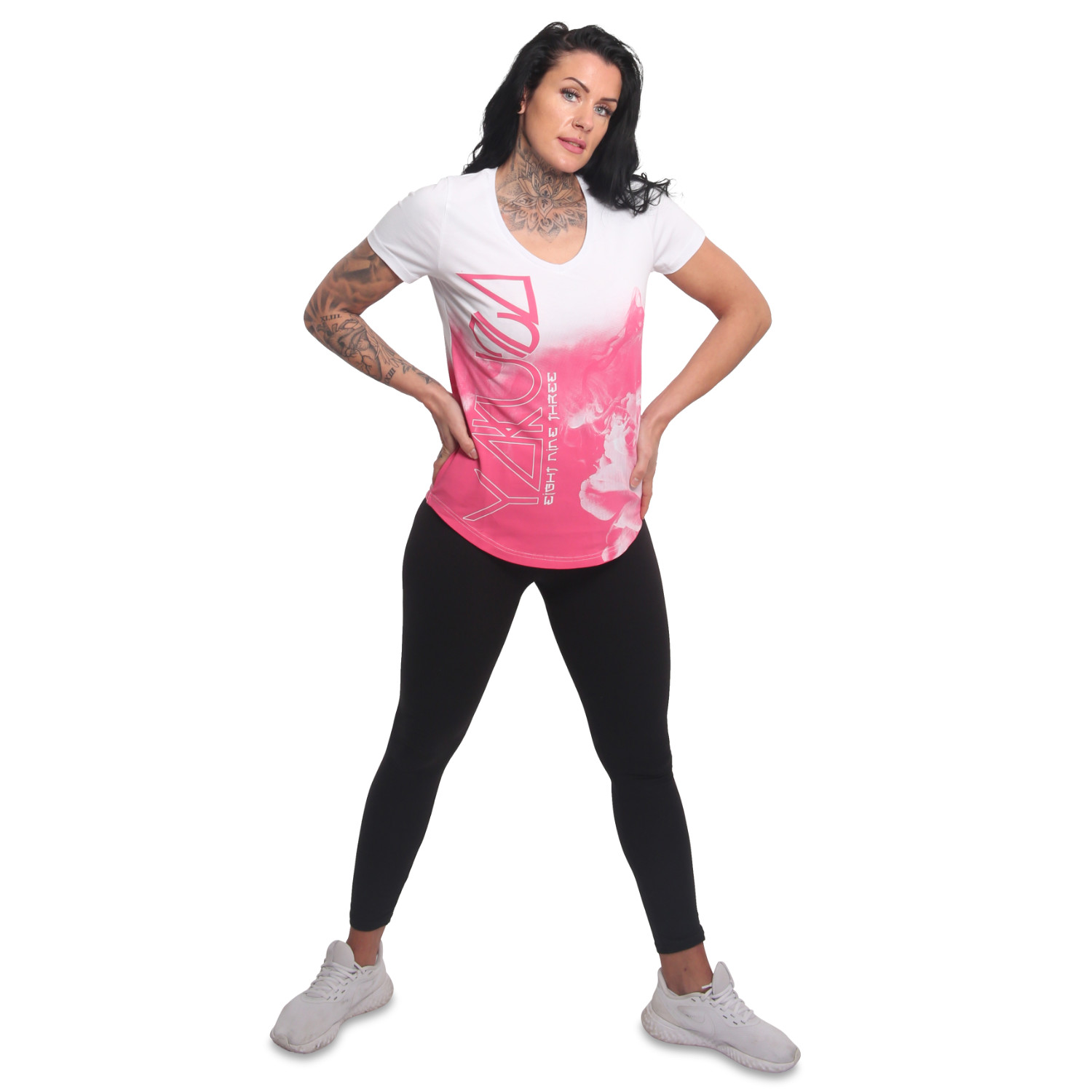 Yakuza dámské tílko Float Curved V Neck T-Shirt