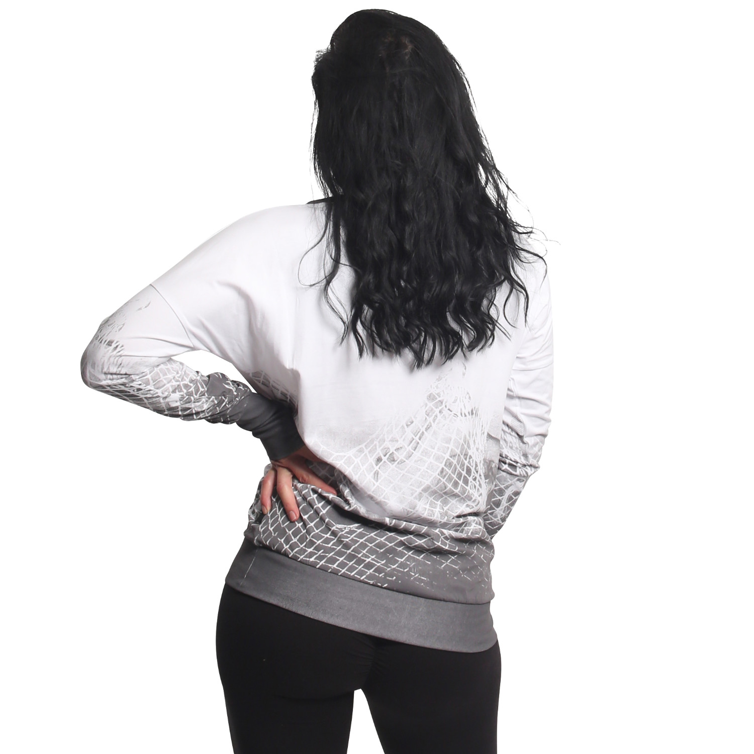 Yakuza dámské tričko s dlouhým rukávem Mesh Rose Urban Longsleeve T-Shirt