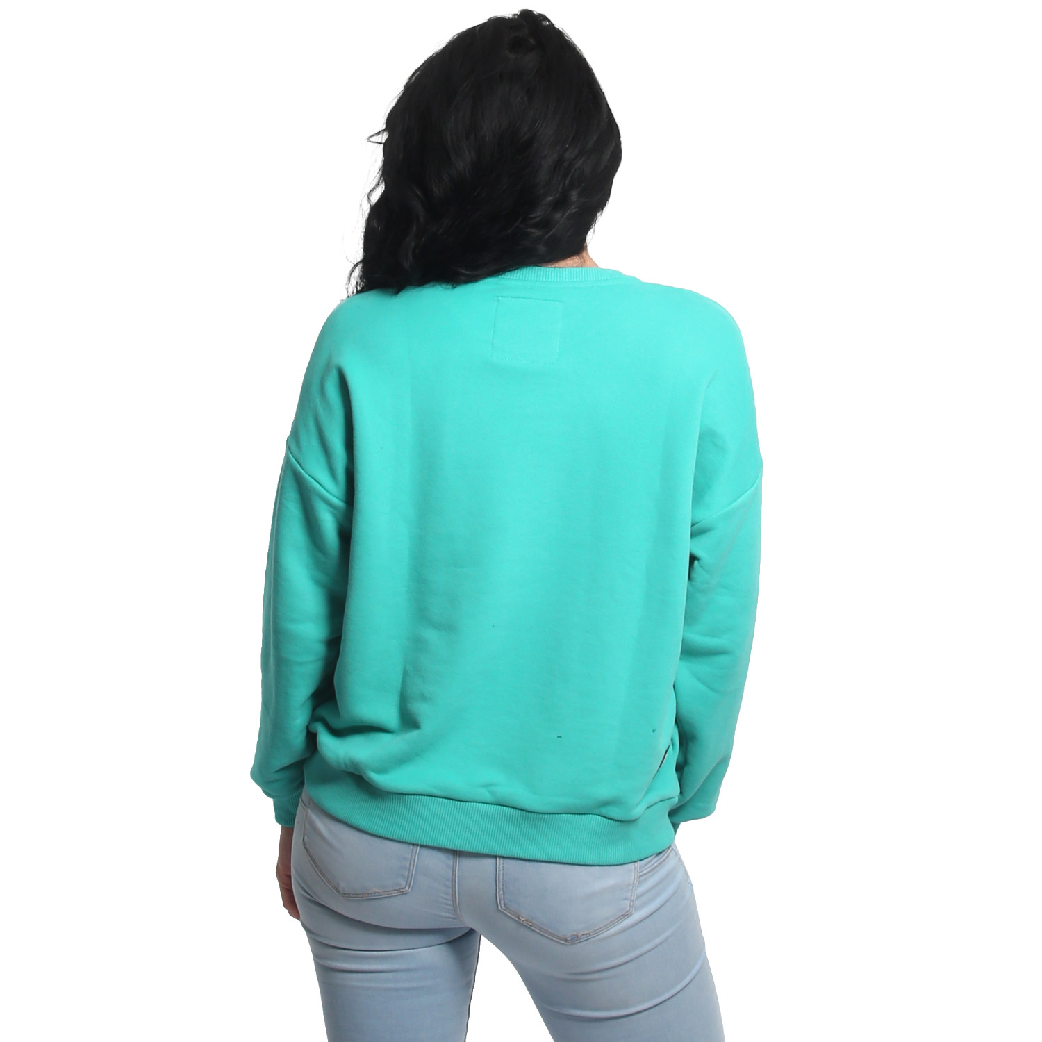 Yakuza dámská mikina Ornamental Skull Urban Sweatshirt turquoise 3XL