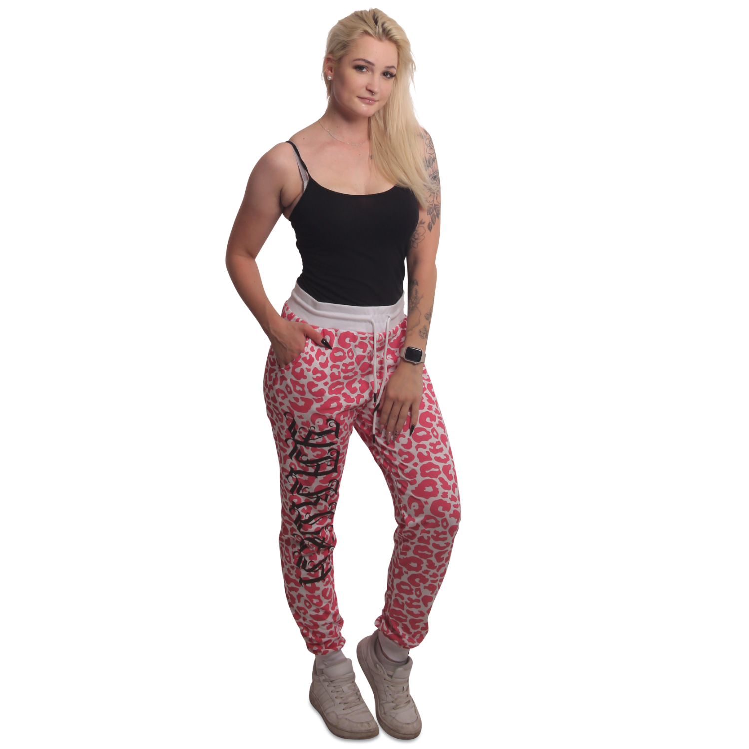 Yakuza dámské tepláky PNX Lite Joggers white/pink L