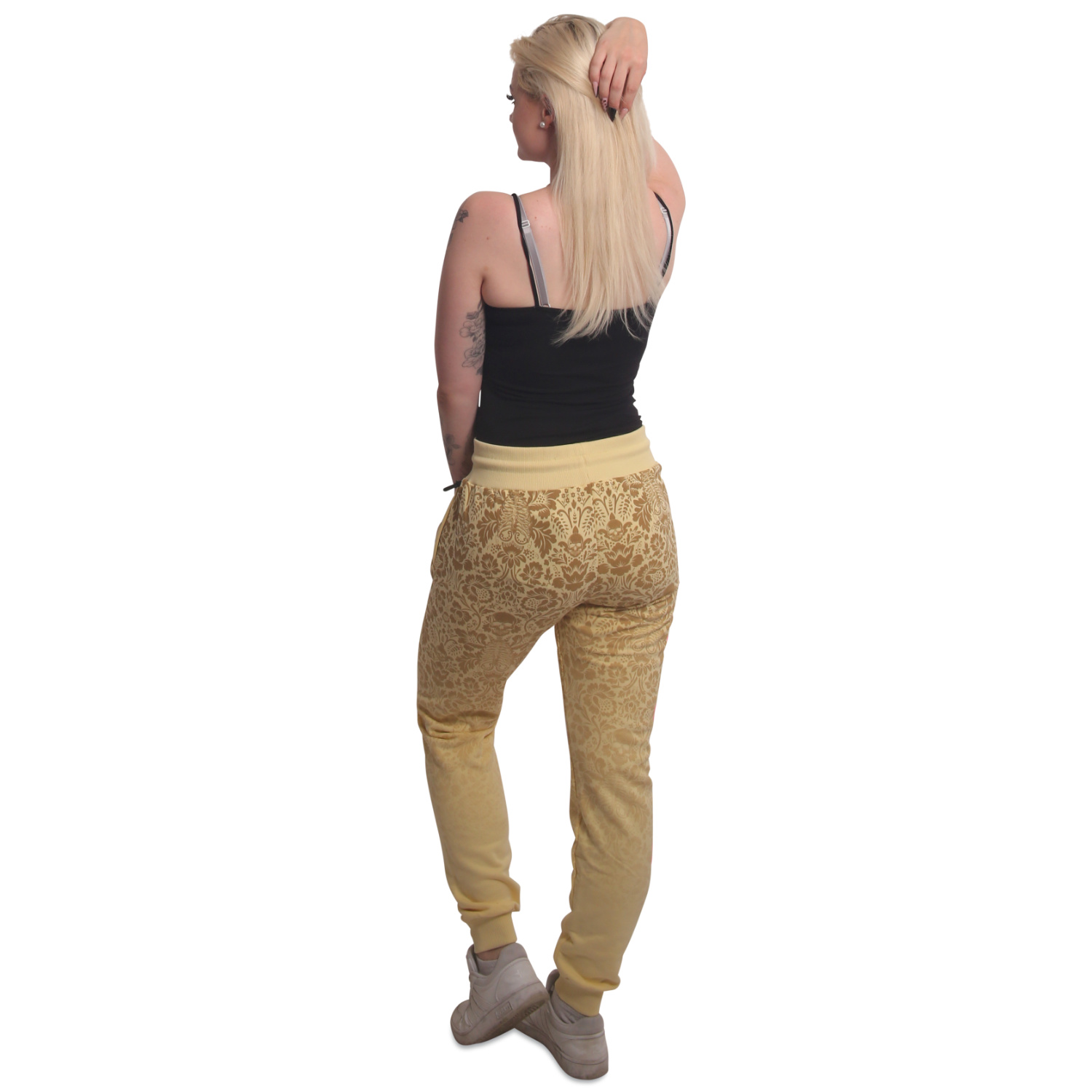 Yakuza dámské tepláky Ornamental Urban Joggers pale/bananas 2XL