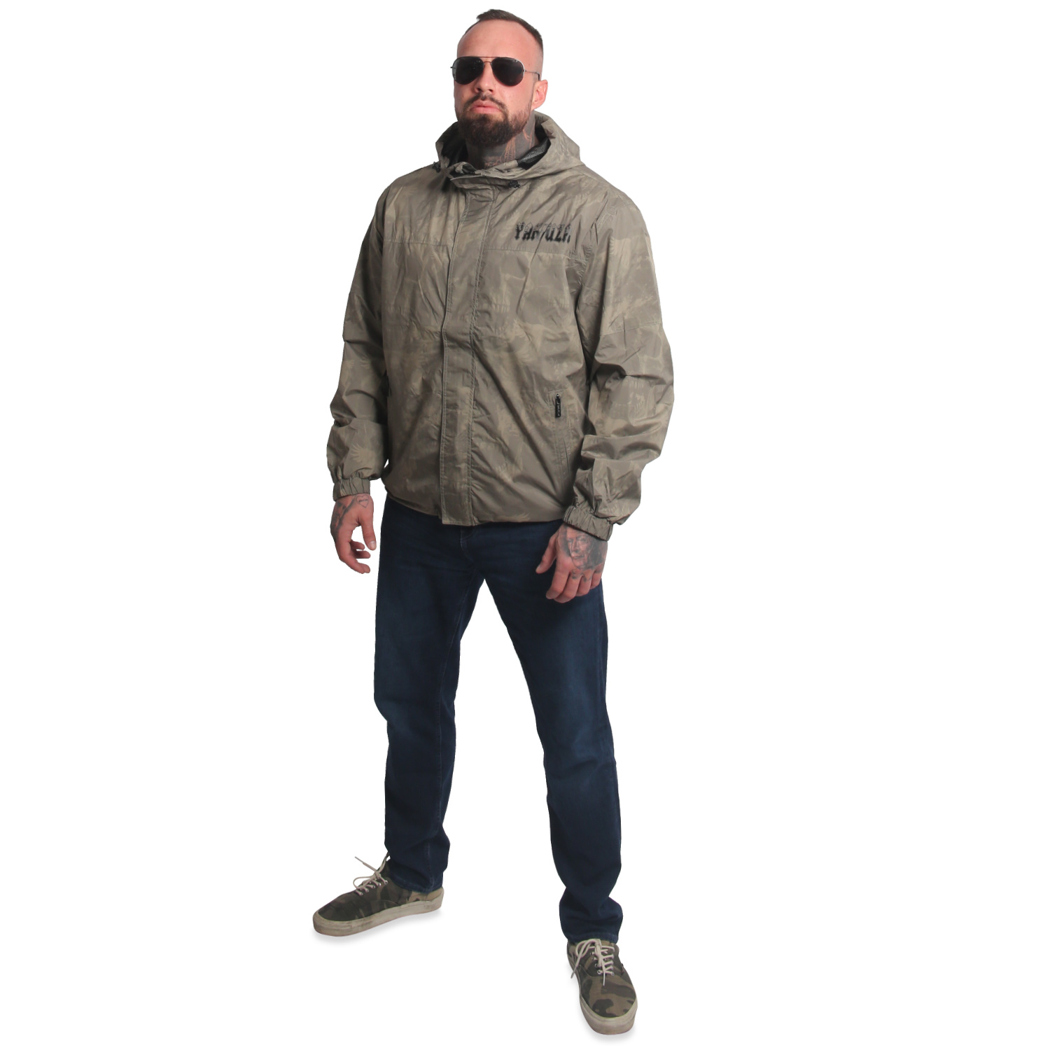 Yakuza pánská větrovka Rockstarz Windbreaker grape/leaf L