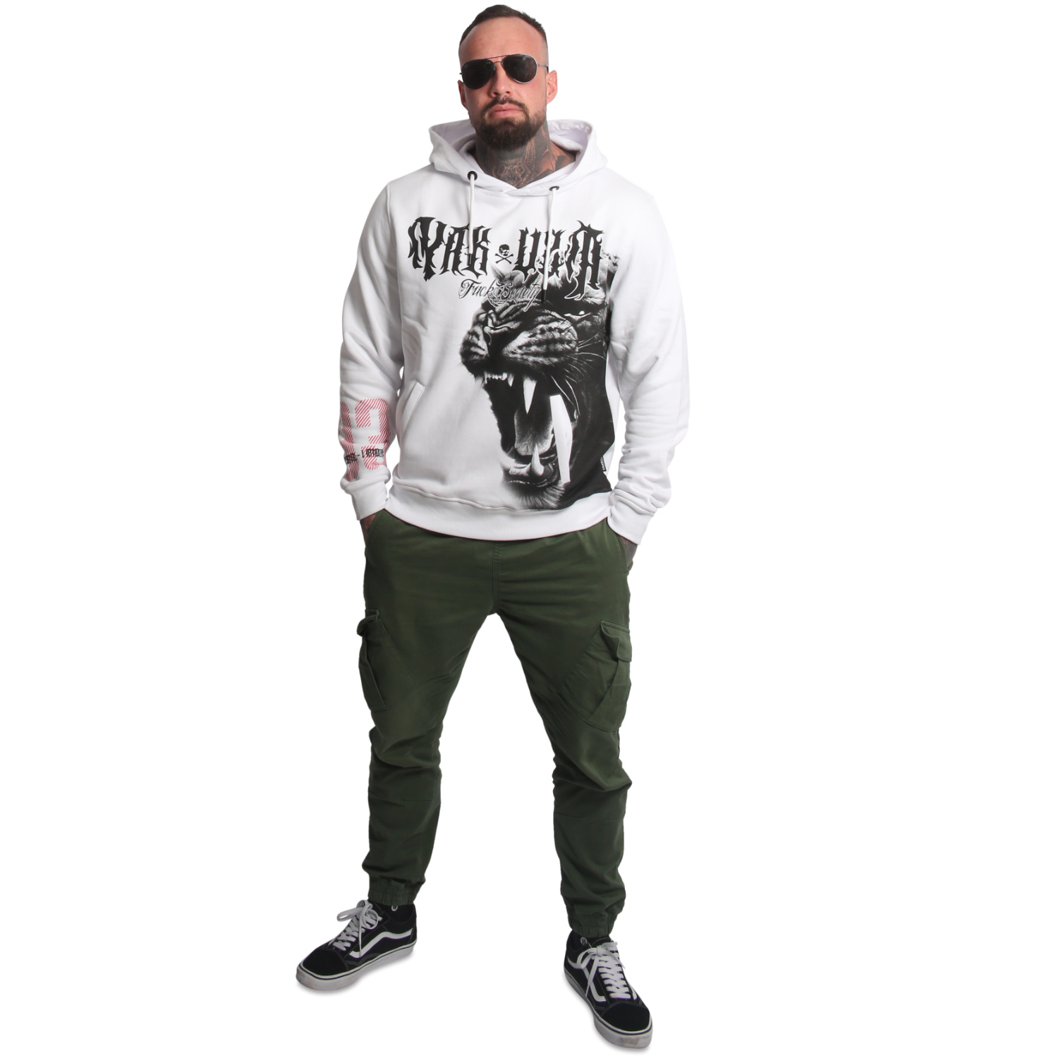 Yakuza pánská mikina s kapucí Wildcat Hoodie