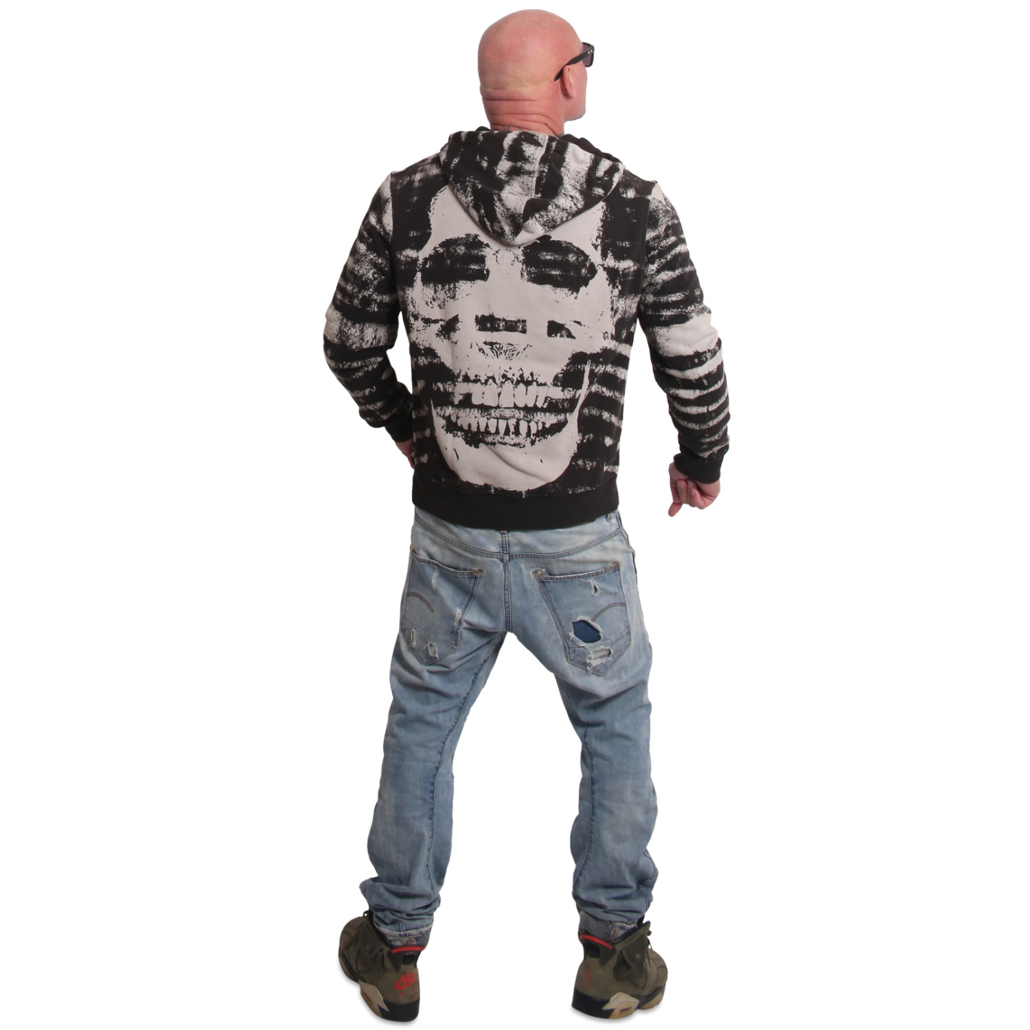 Yakuza pánská mikina s kapucí Jailbreak Allover Acid Hoodie