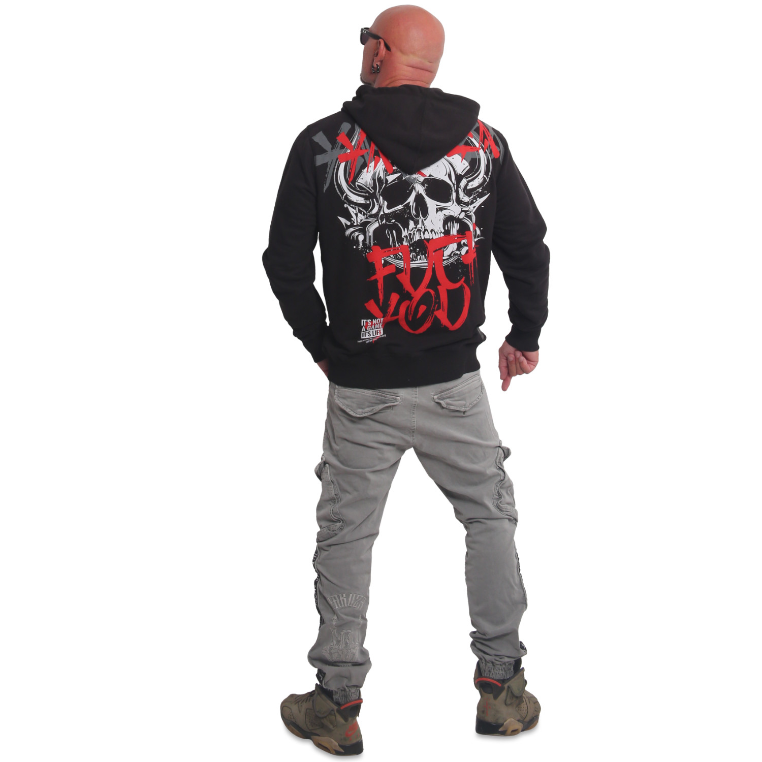 Yakuza pánská mikina s kapucí Horned FU Hoodie B-stock
