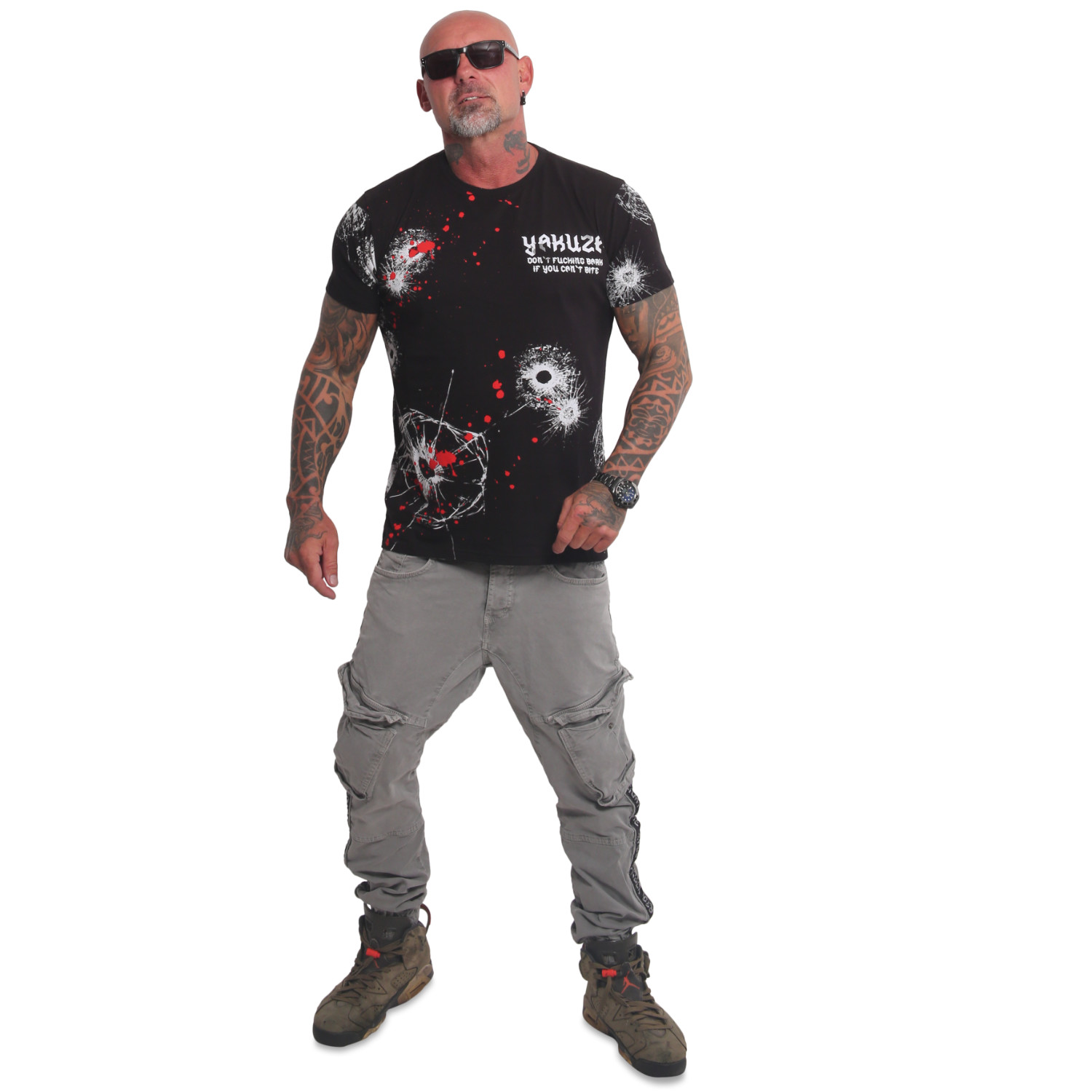 Yakuza pánské tričko Woof Regular T-Shirt black XL