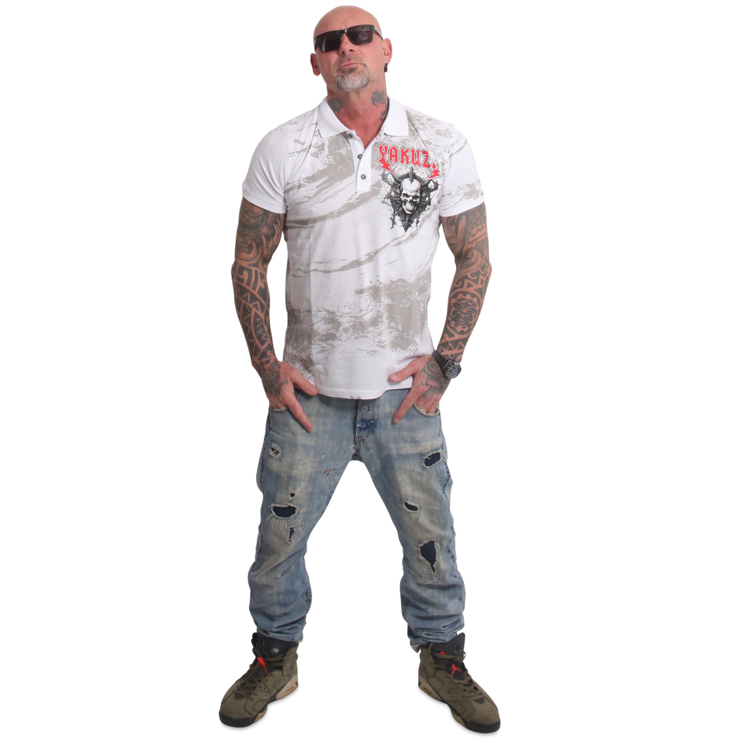 Yakuza pánské polo tričko Ahole Polo Shirt