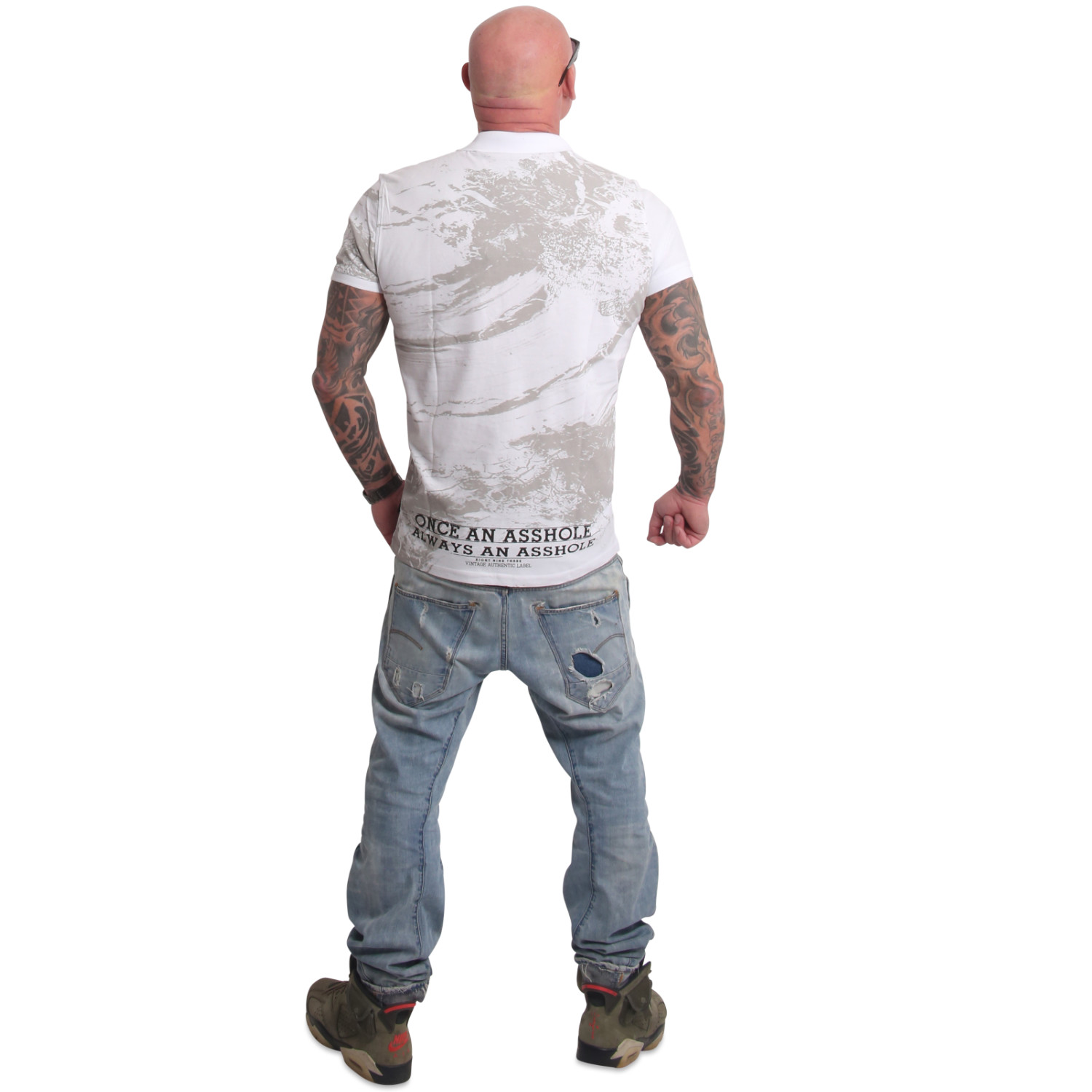 Yakuza pánské polo tričko Ahole Polo Shirt