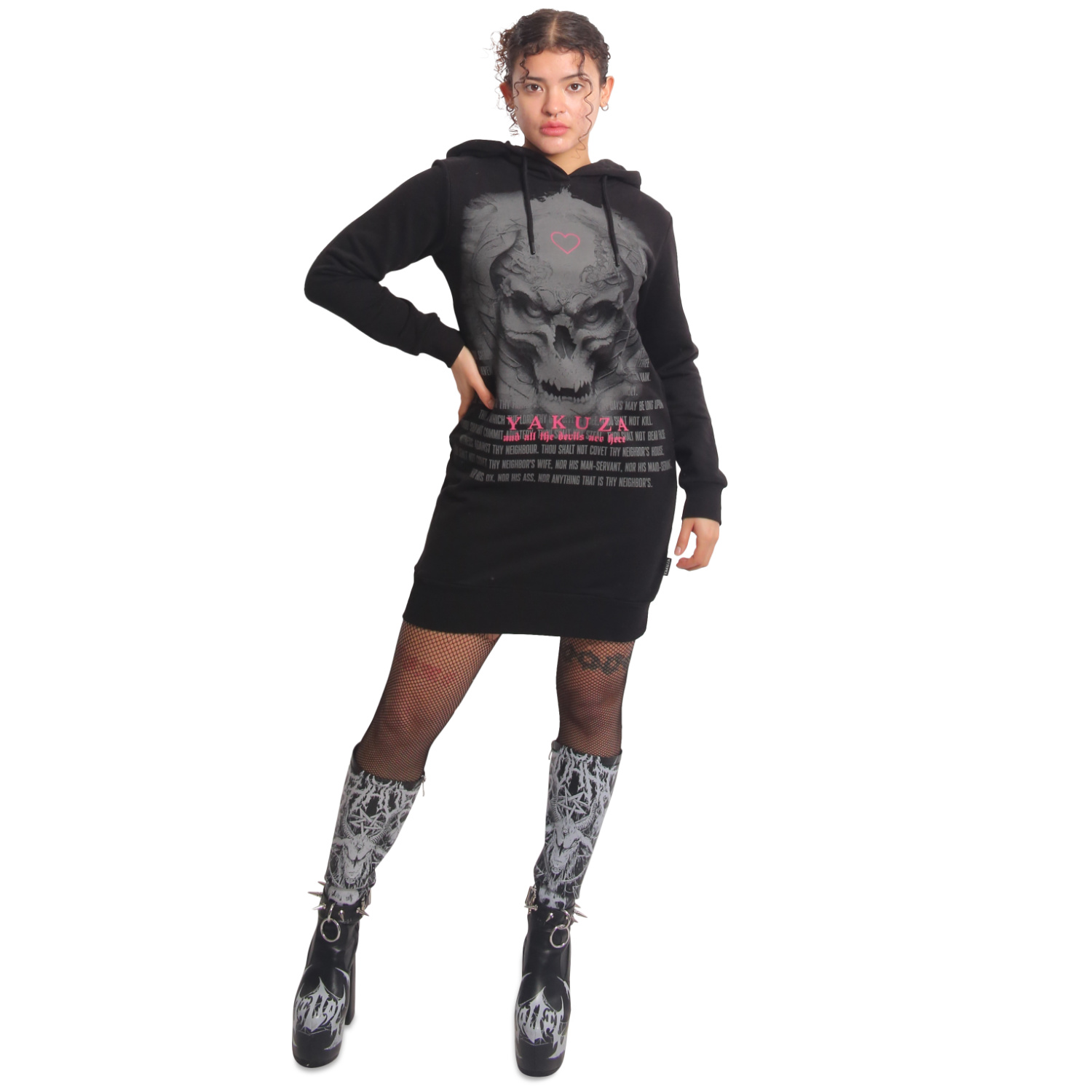 Yakuza dámské šaty Devils Sweat Dress black S