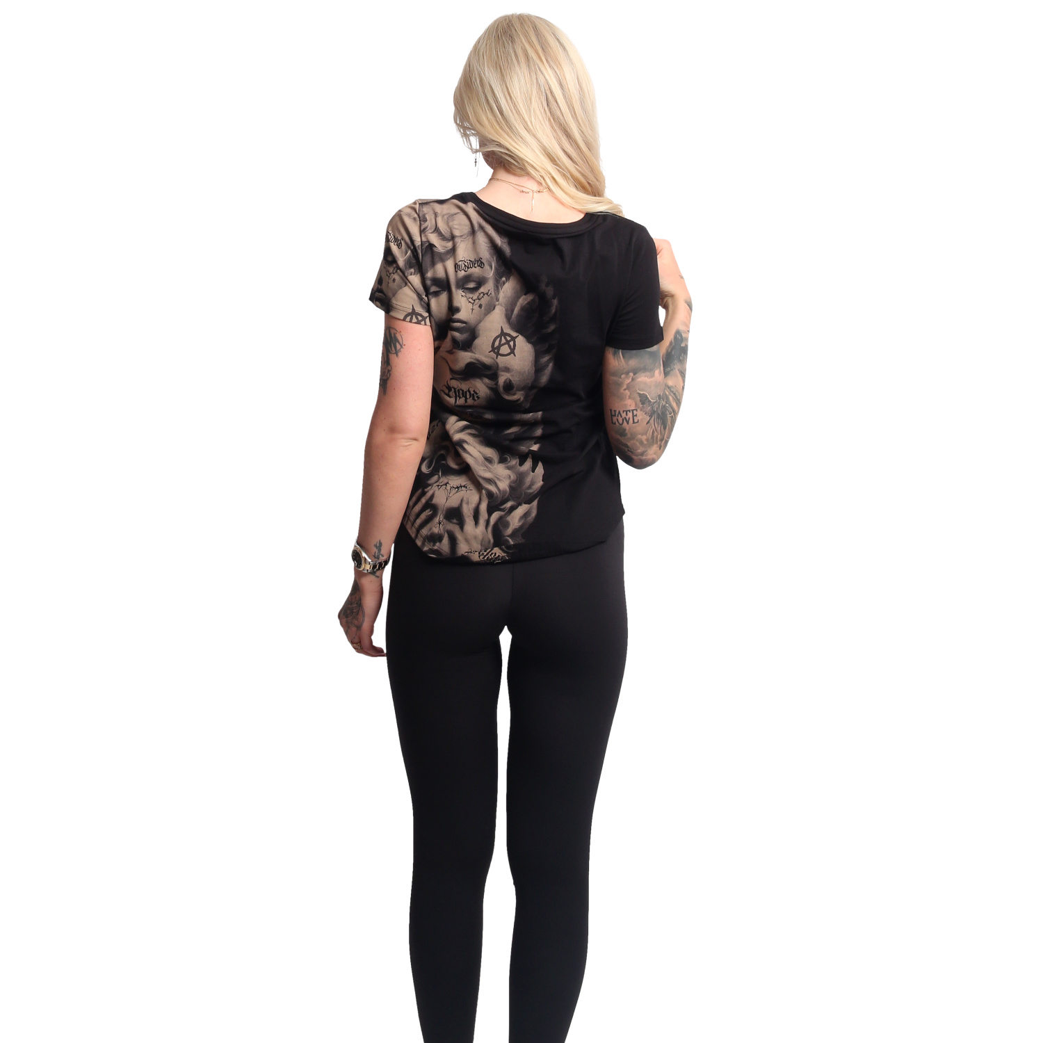 Yakuza dámské tílko Wise Kids Curved V Neck T-Shirt