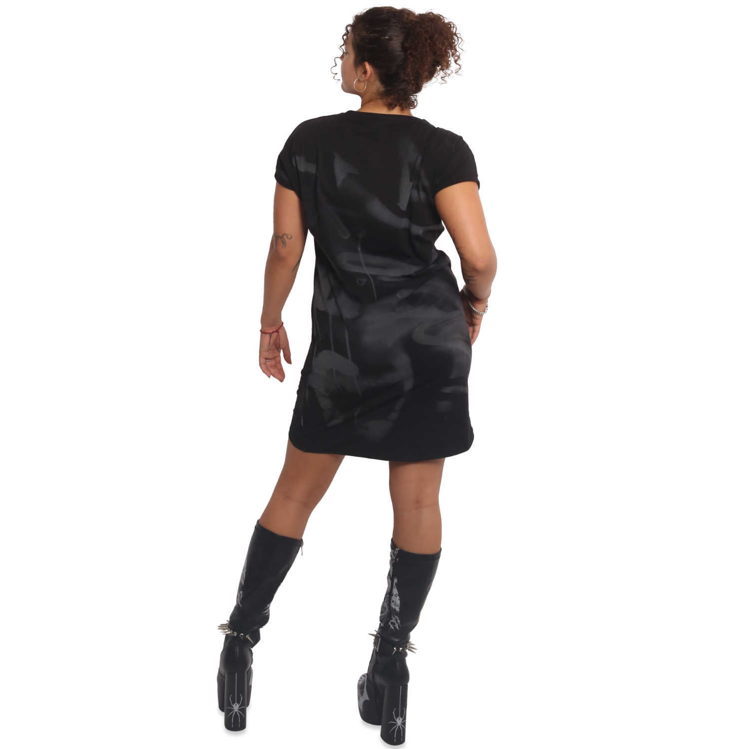 Yakuza dámské šaty Angelic Urban T-Shirt Dress black XL