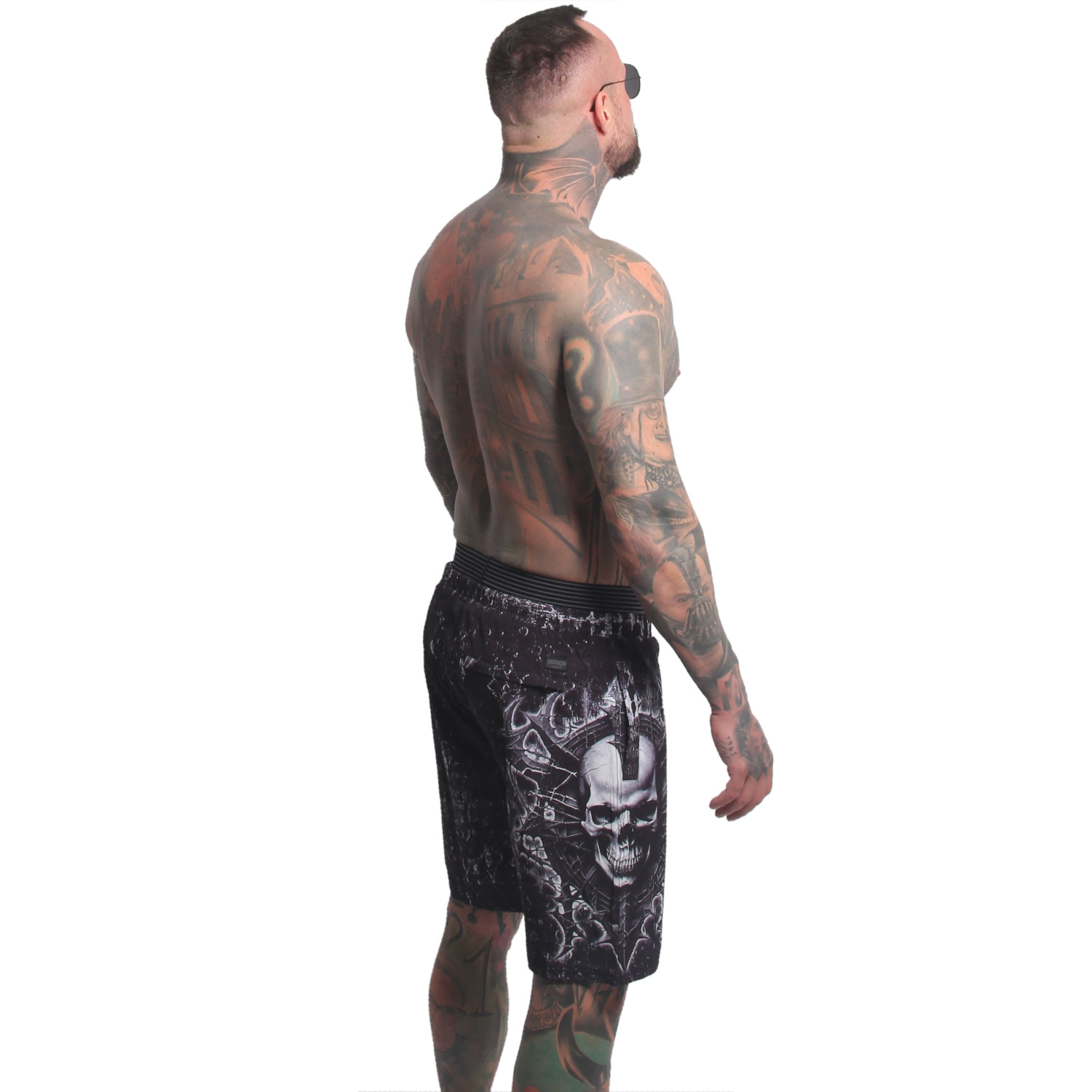 Yakuza pánské plavkové šortky Ahole Board Shorts black M