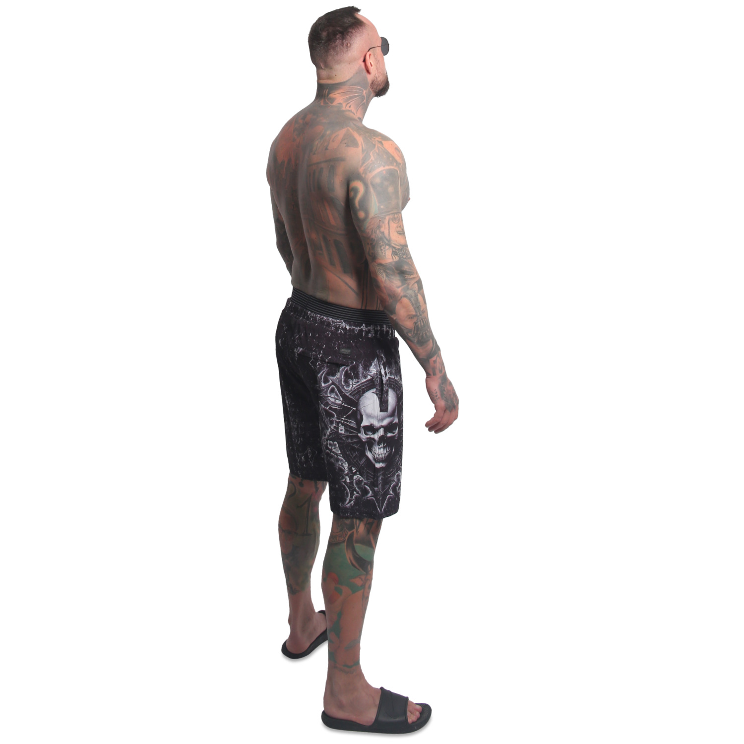 Yakuza pánské plavkové šortky Ahole Board Shorts black M