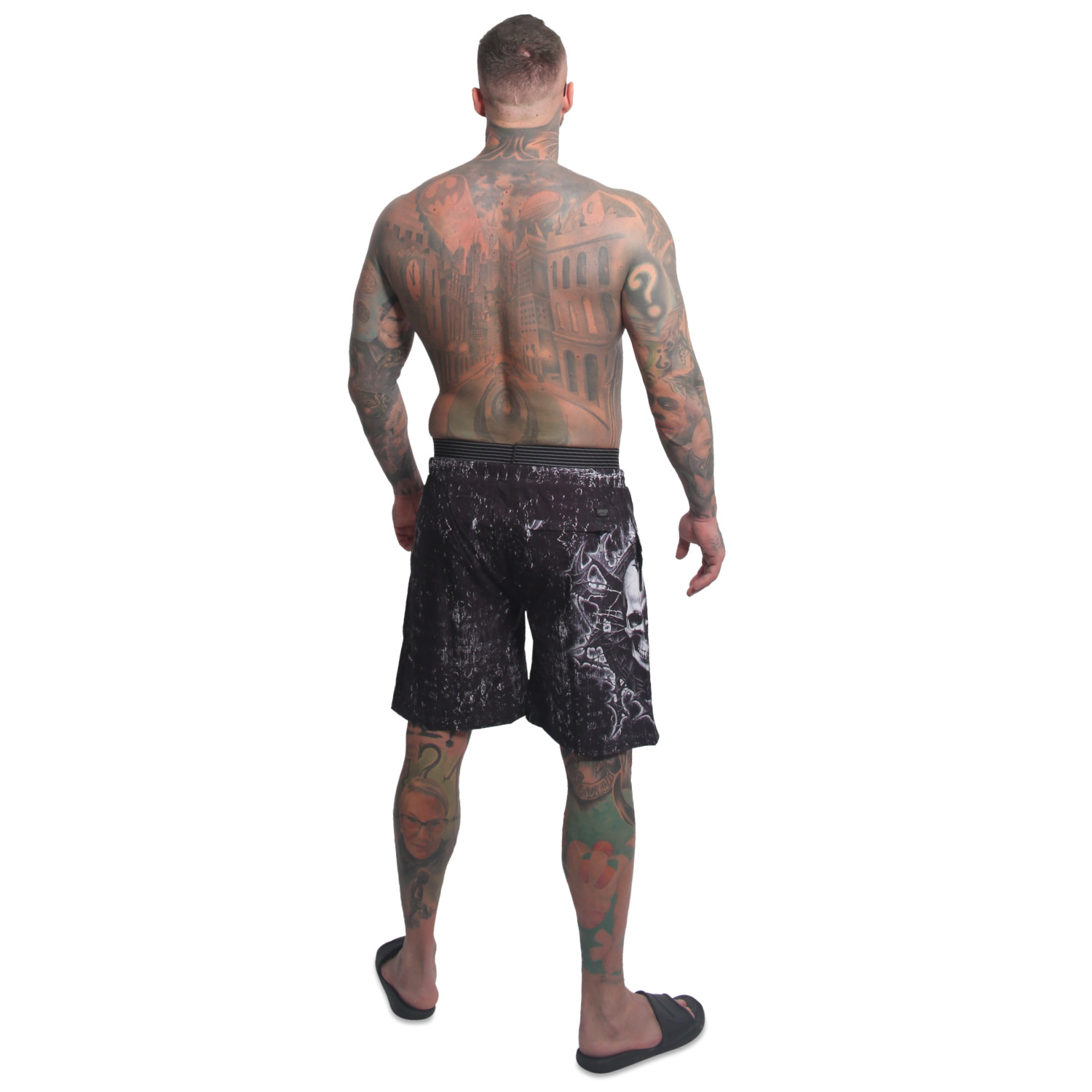 Yakuza pánské plavkové šortky Ahole Board Shorts black M