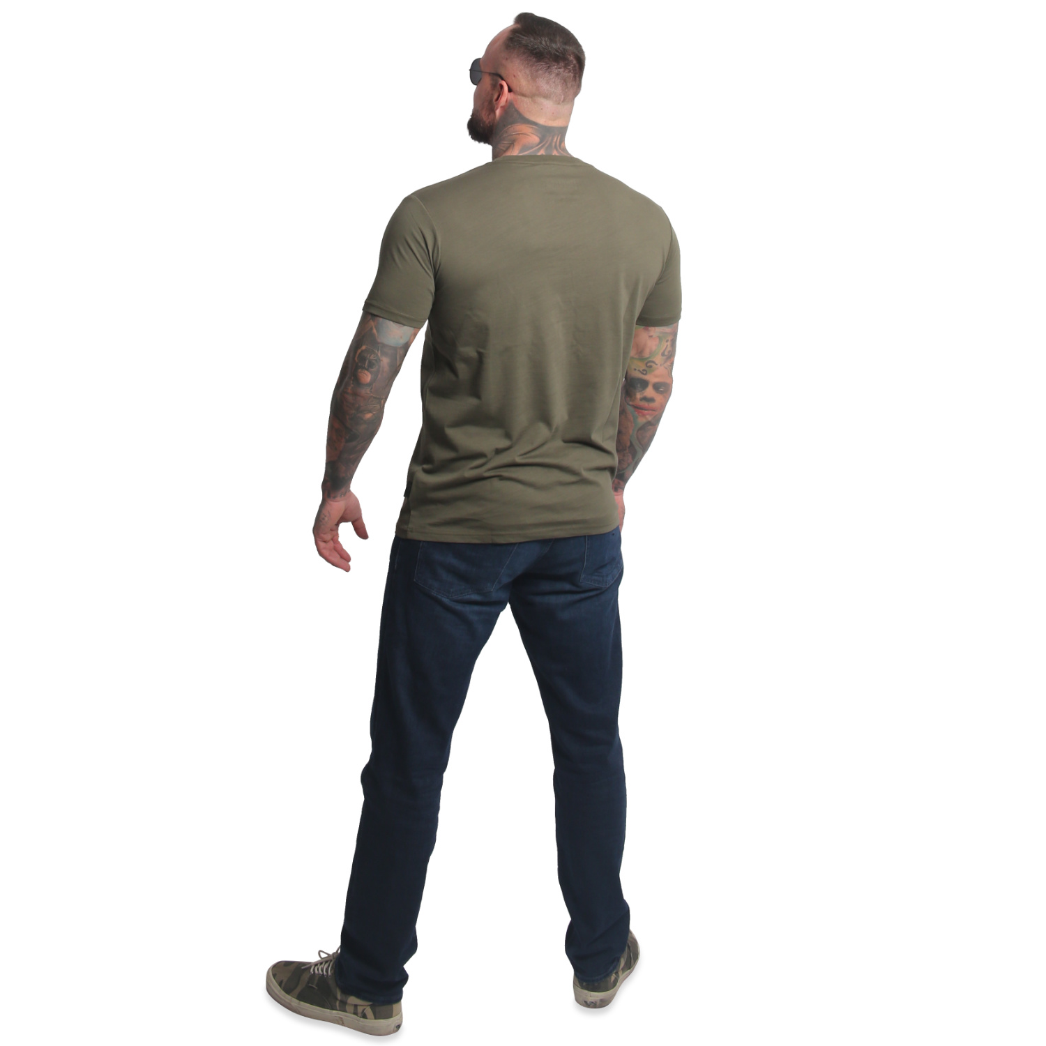 Yakuza pánské tričko Bleak Regular Basic T-Shirt grape/leaf M