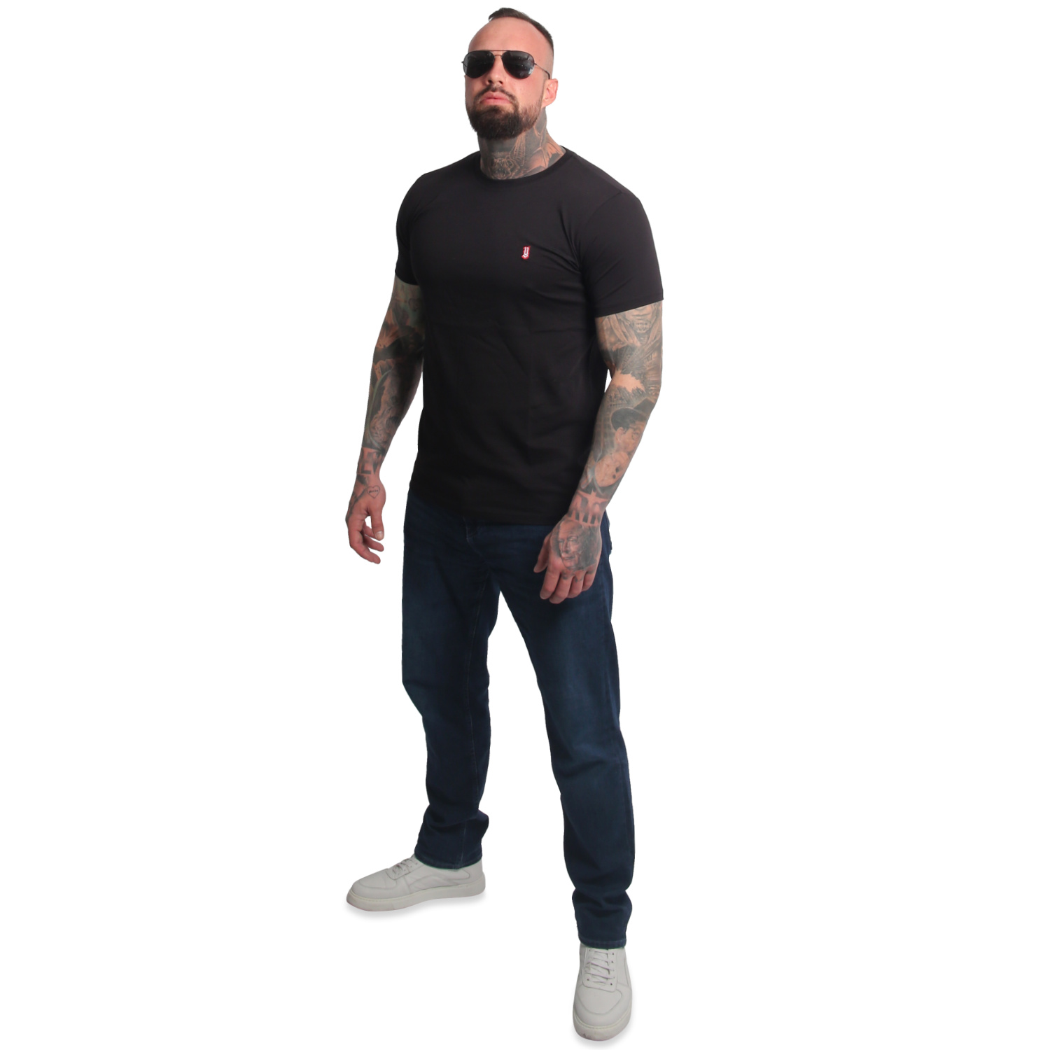 Yakuza pánské tričko Plain Regular Basic T-Shirt