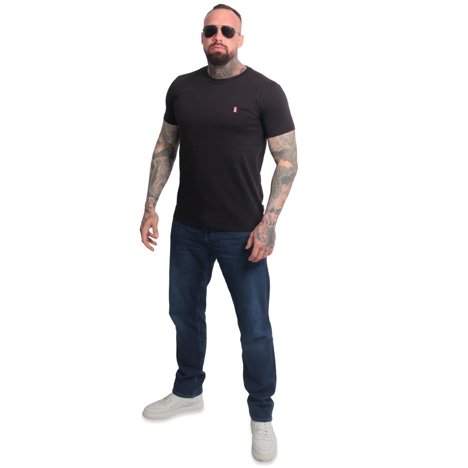 Yakuza pánské tričko Plain Regular Basic T-Shirt