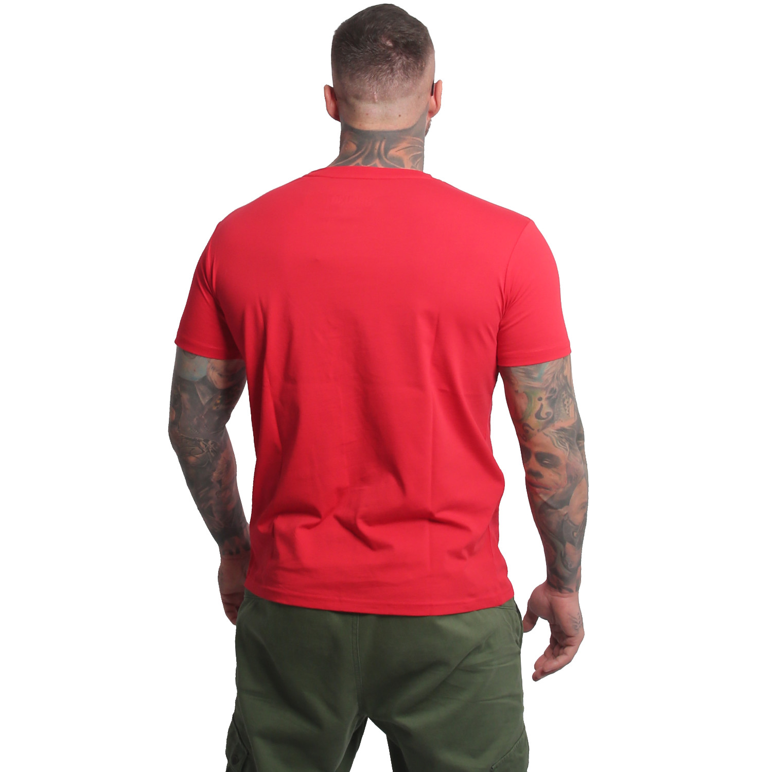 Yakuza pánské tričko Plain Regular Basic T-Shirt ribbon/red 2XL