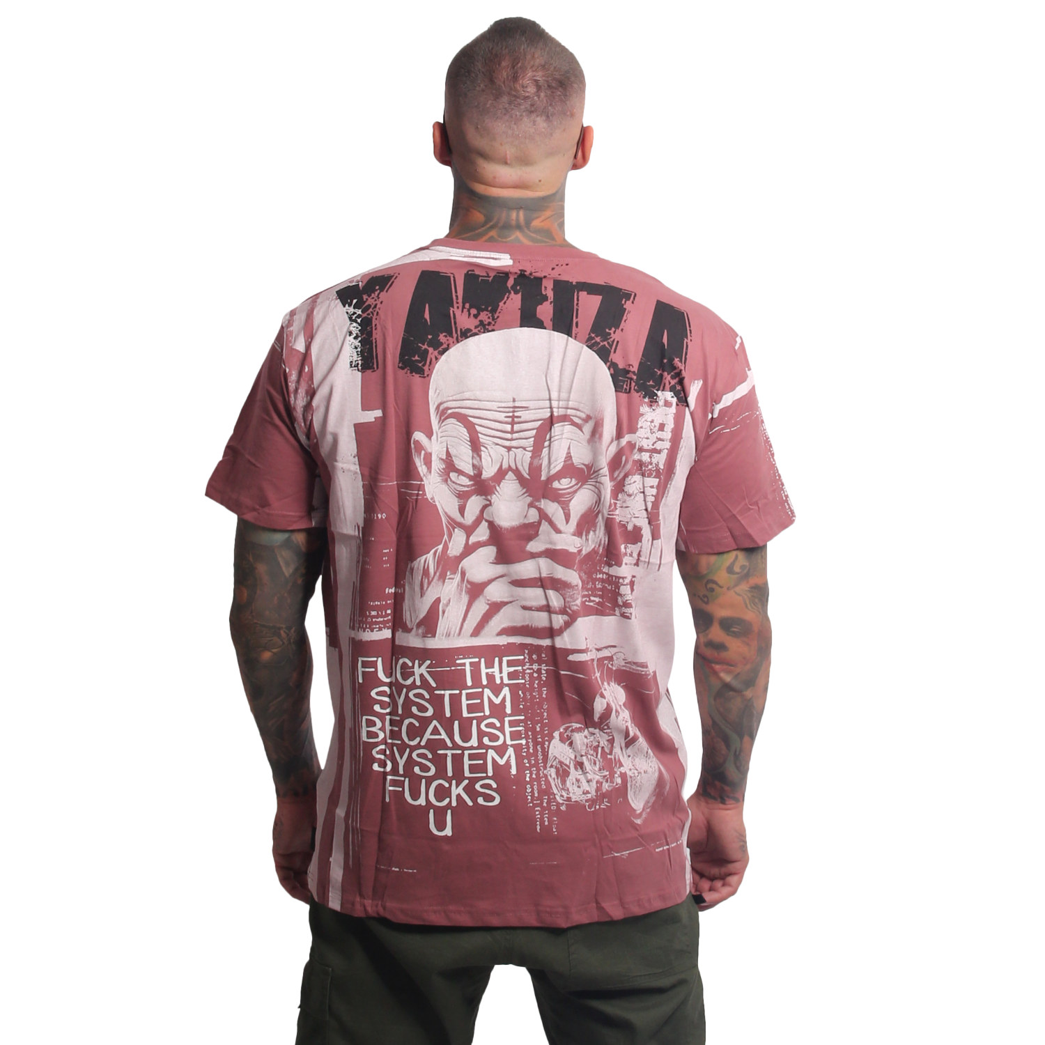 Yakuza pánské tričko System Allover Regular T-Shirt nocturne S