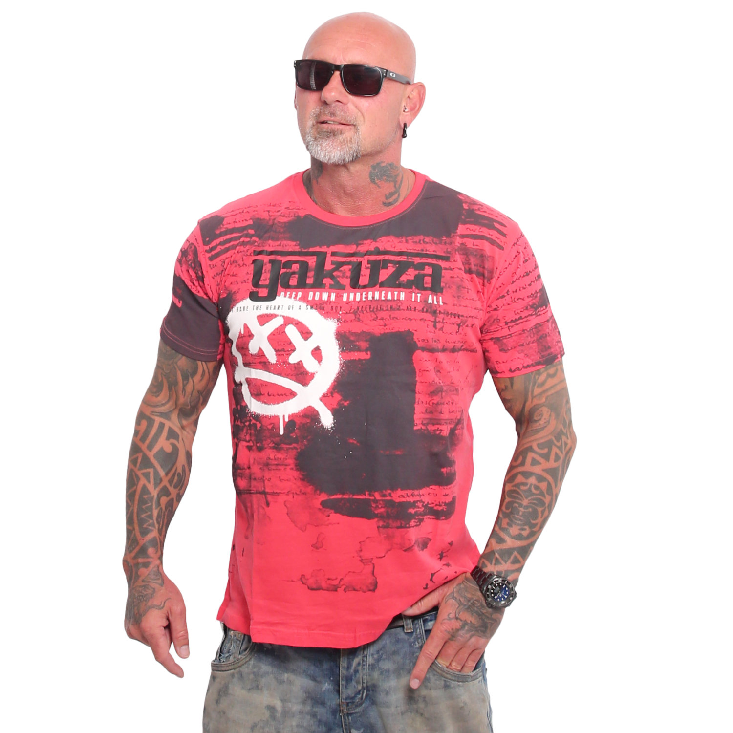 Yakuza pánské tričko Deep Down Allover Regular T-Shirt