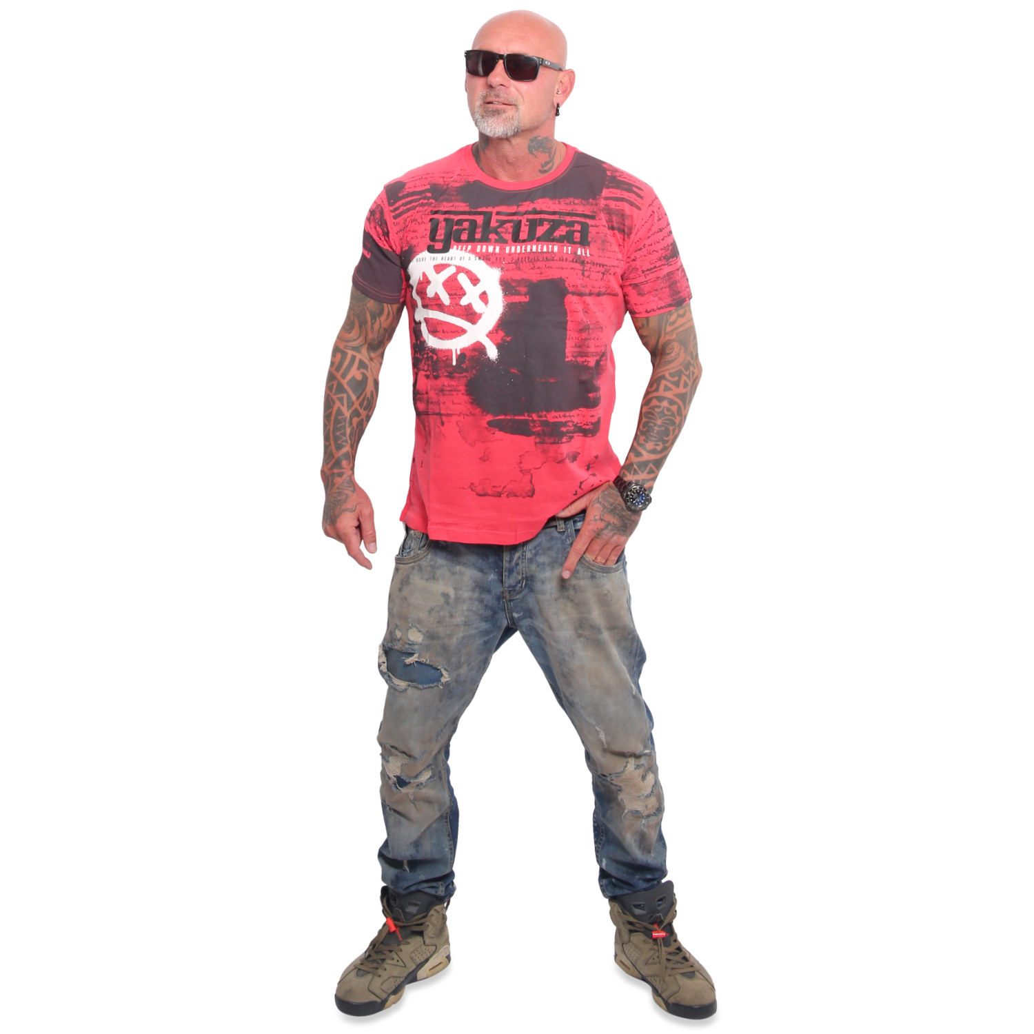 Yakuza pánské tričko Deep Down Allover Regular T-Shirt