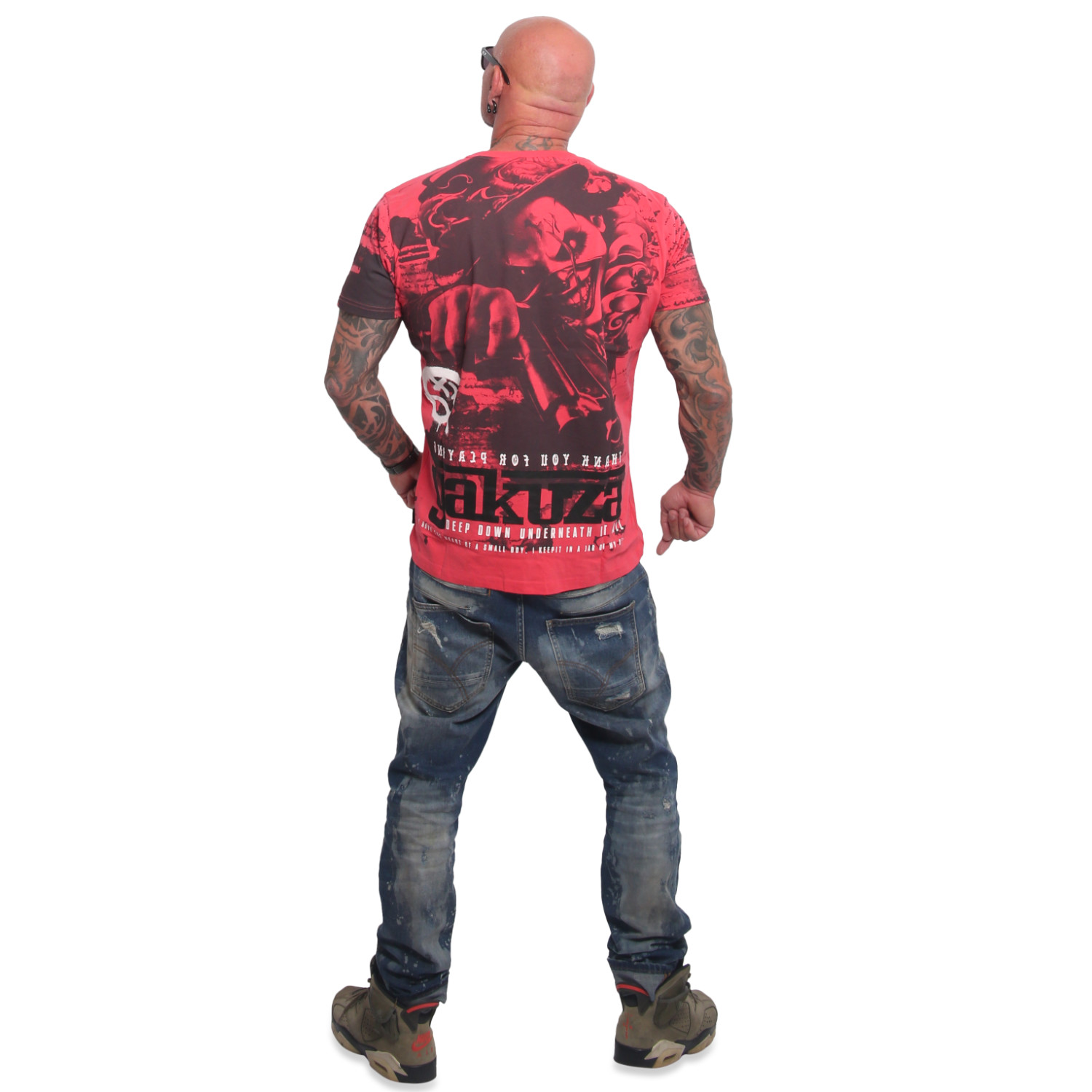 Yakuza pánské tričko Deep Down Allover Regular T-Shirt