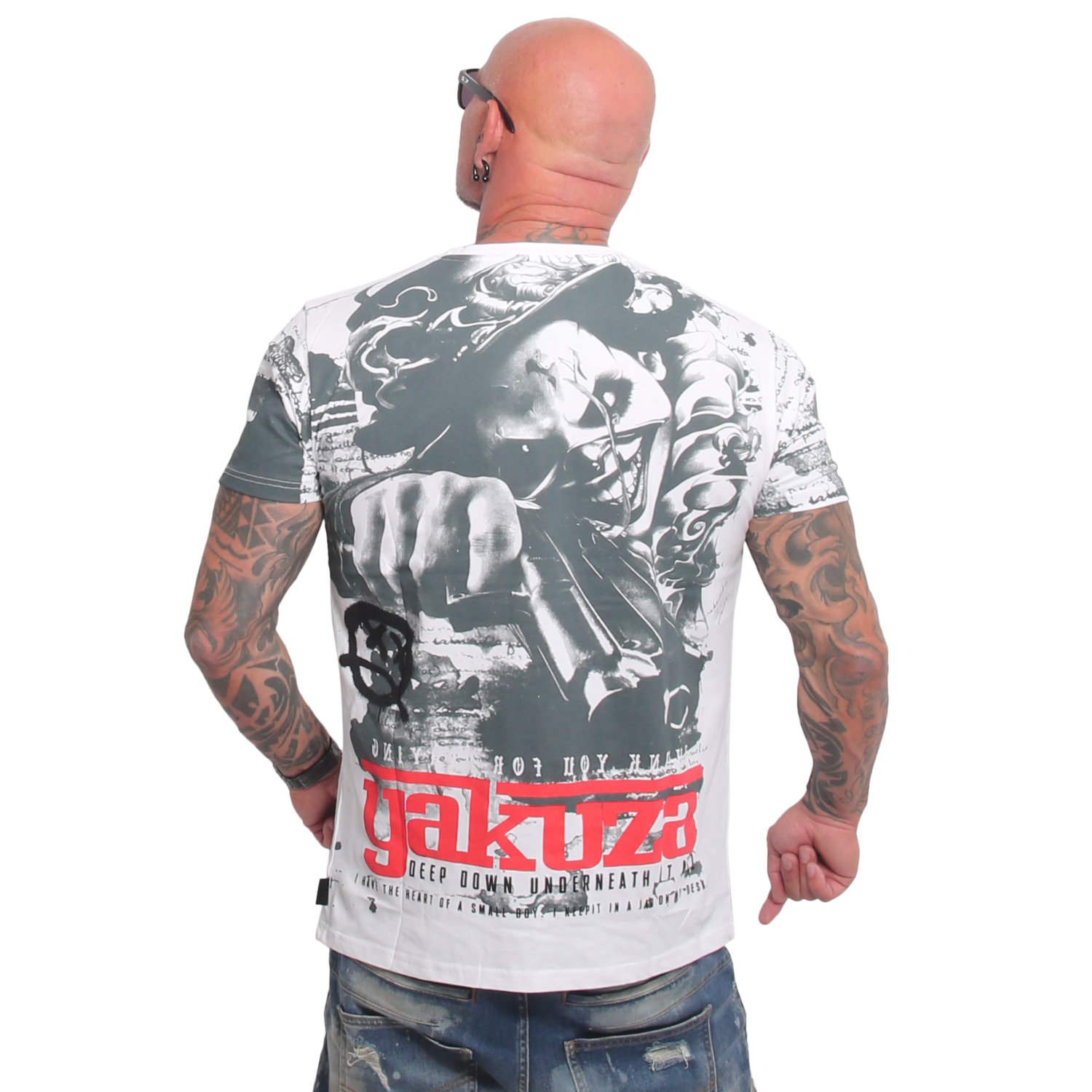Yakuza pánské tričko Deep Down Allover Regular T-Shirt