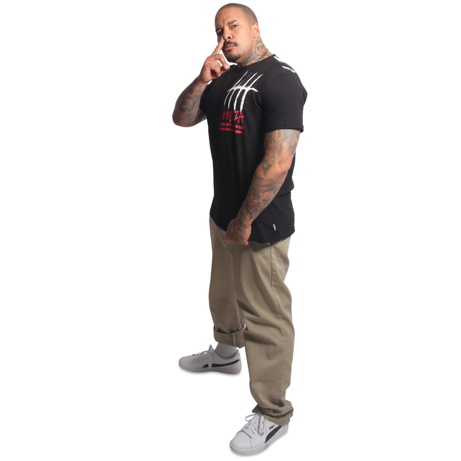 Yakuza pánské tričko Disguised Regular T-Shirt black L