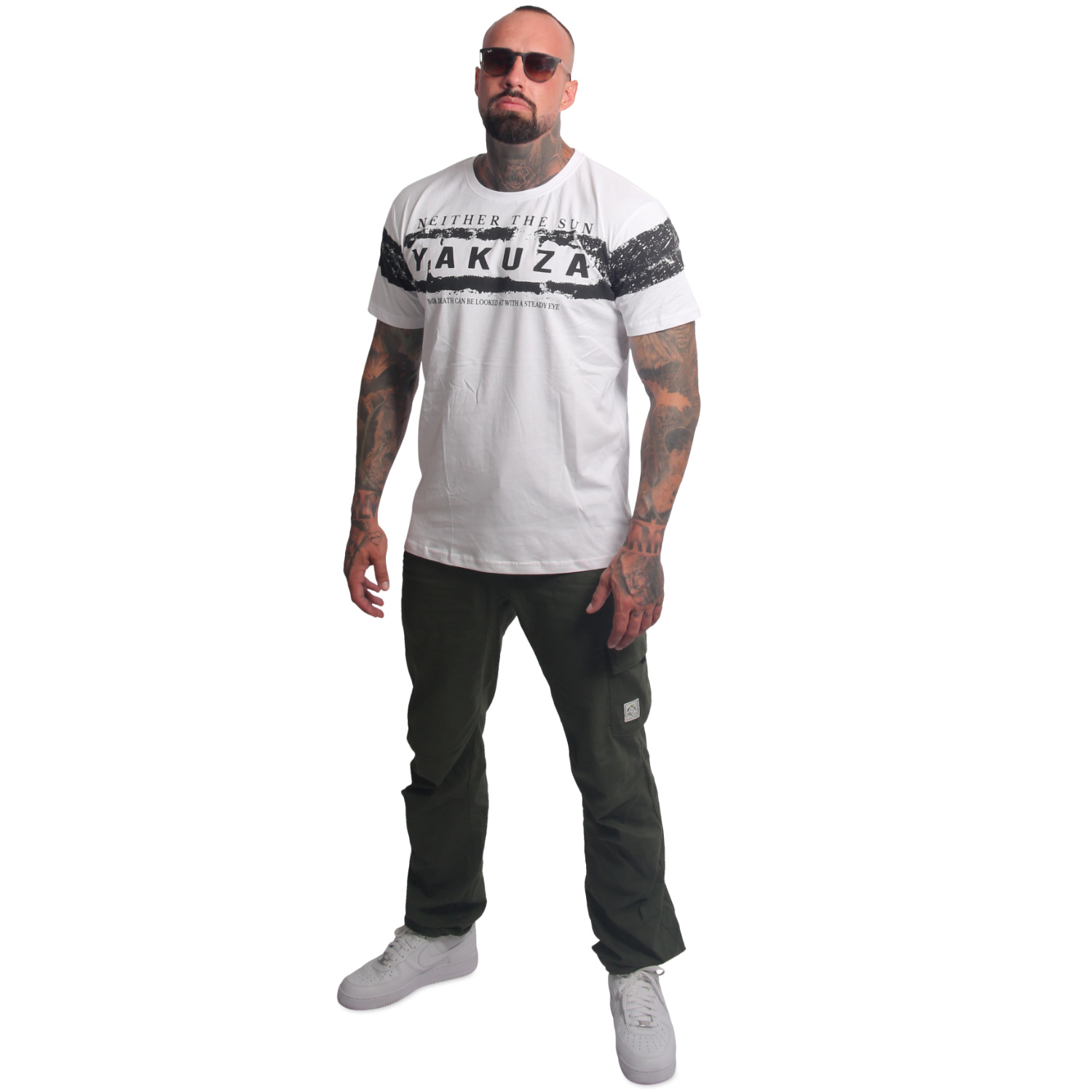 Yakuza pánské tričko Pray Regular T-Shirt white 6XL