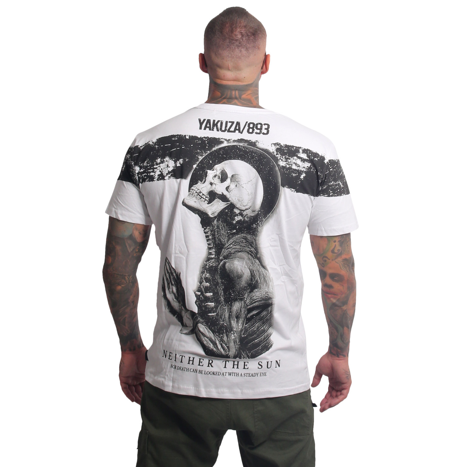 Yakuza pánské tričko Pray Regular T-Shirt white 6XL