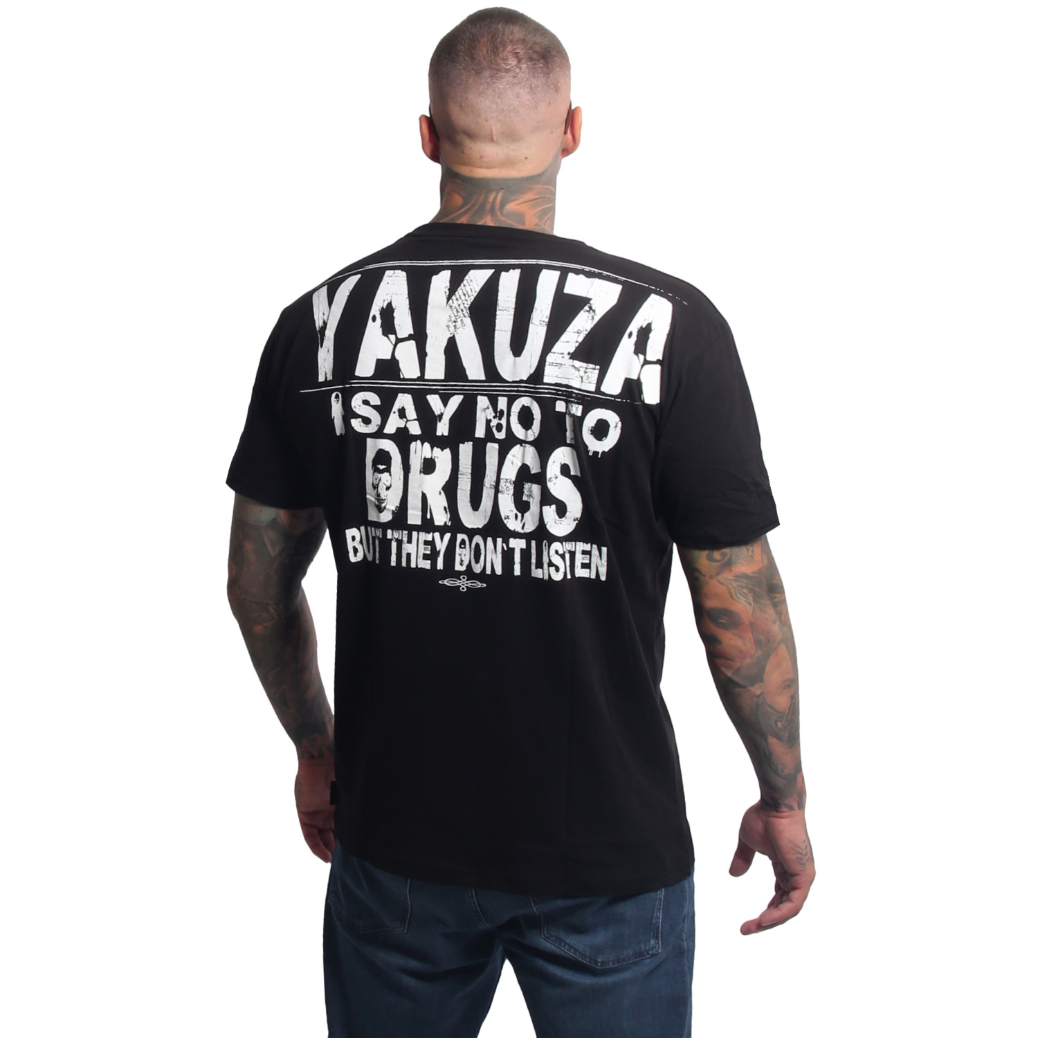 Yakuza pánské tričko Say No Regular T-Shirt black S