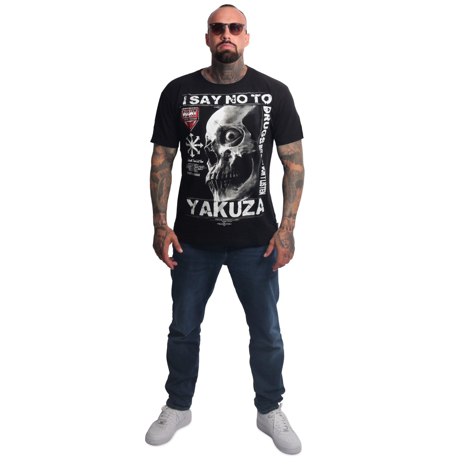 Yakuza pánské tričko Say No Regular T-Shirt black S