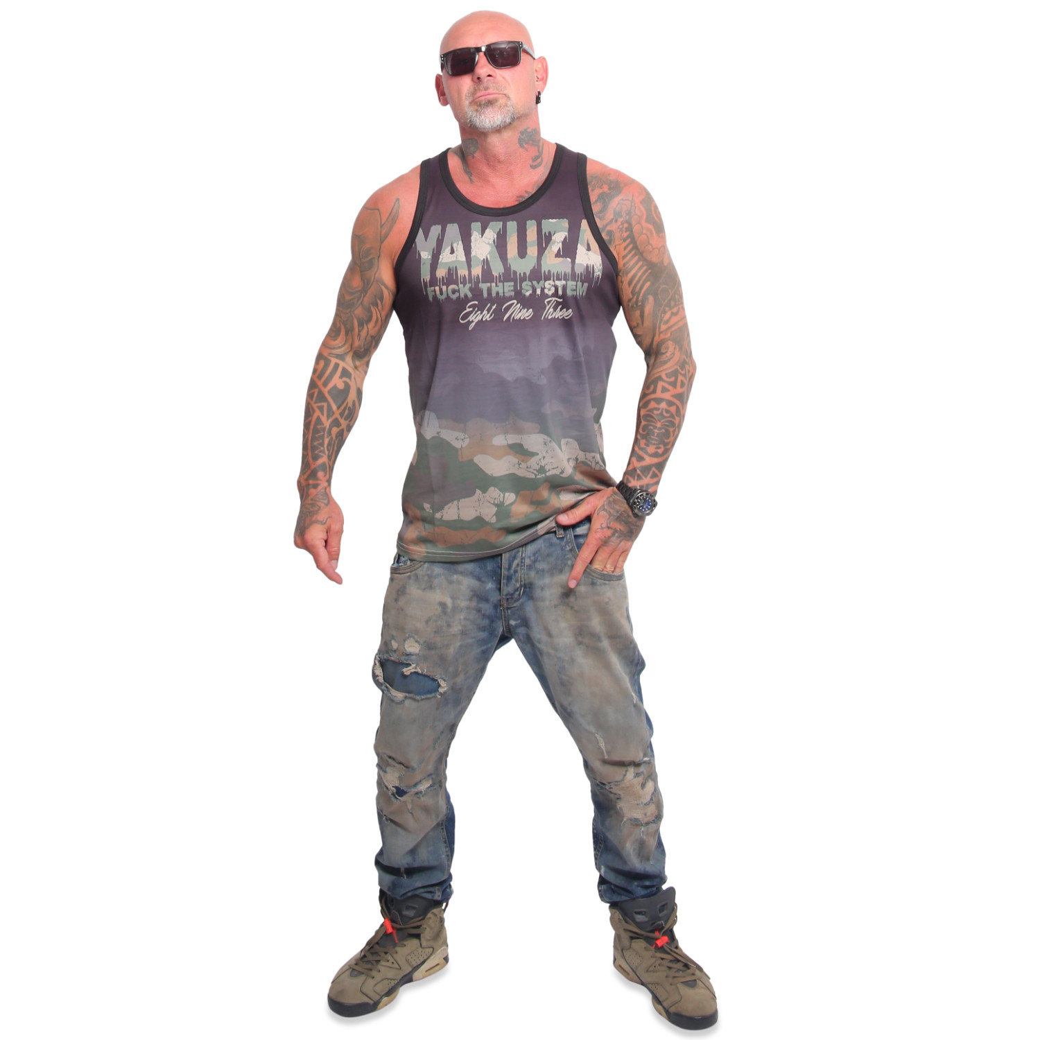 Yakuza pánské tílko Silent Mesh Tanktop