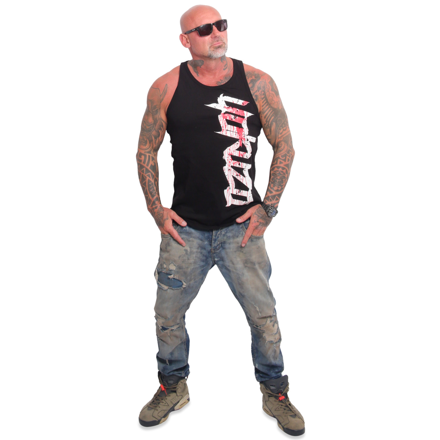 Yakuza pánské tílko Bloodbrand V02 Slim Racer Tanktop