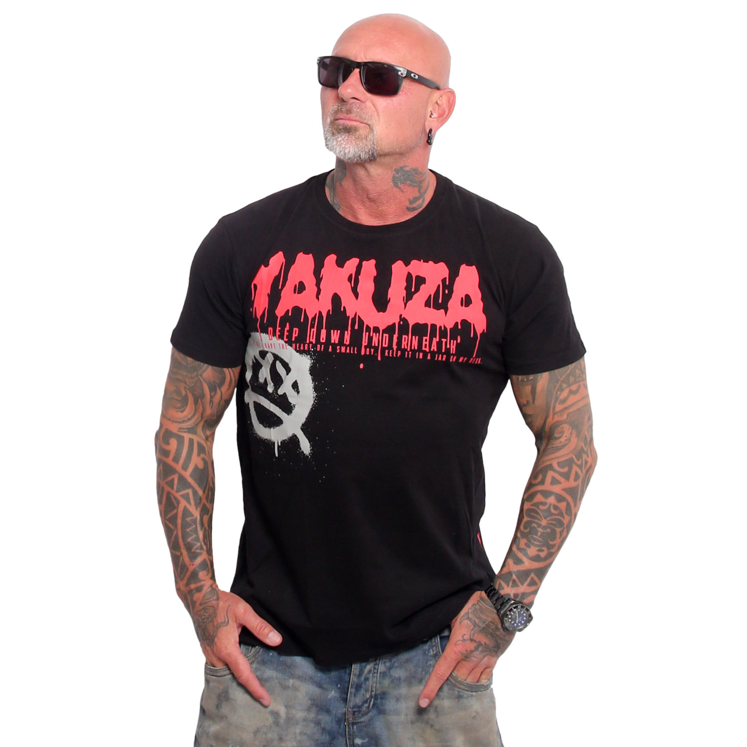 Yakuza pánské tričko Deep Down V02 Regular T-Shirt black M