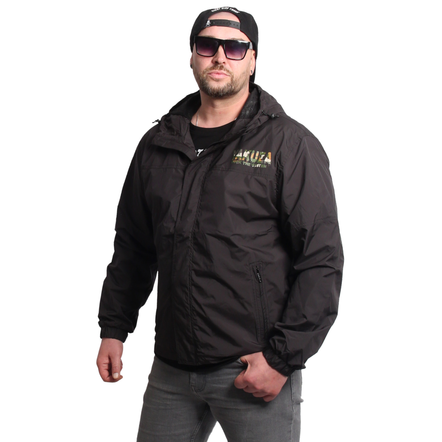 Yakuza pánská větrovka Silent Windbreaker black 4XL