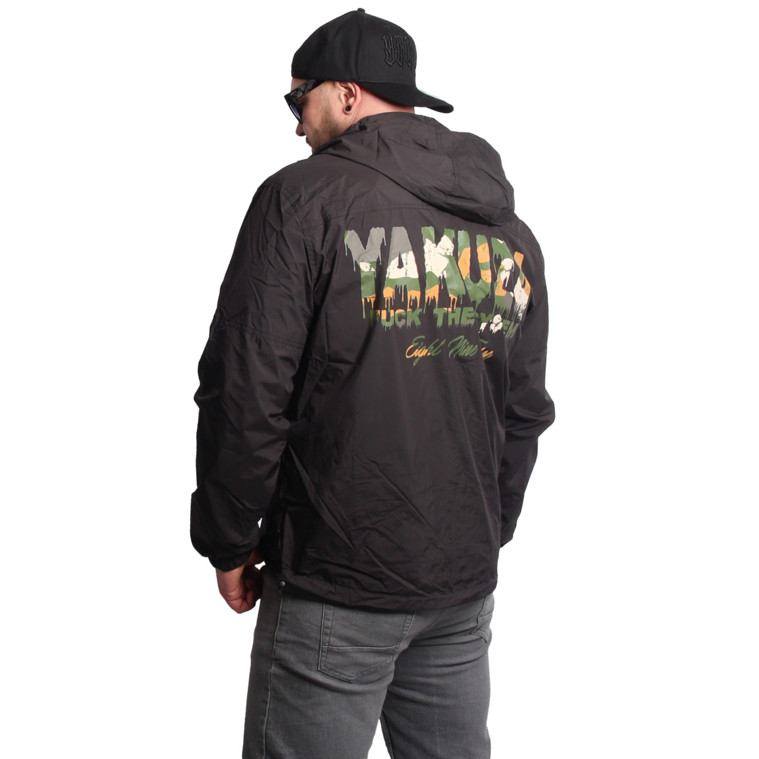 Yakuza pánská větrovka Silent Windbreaker black 4XL