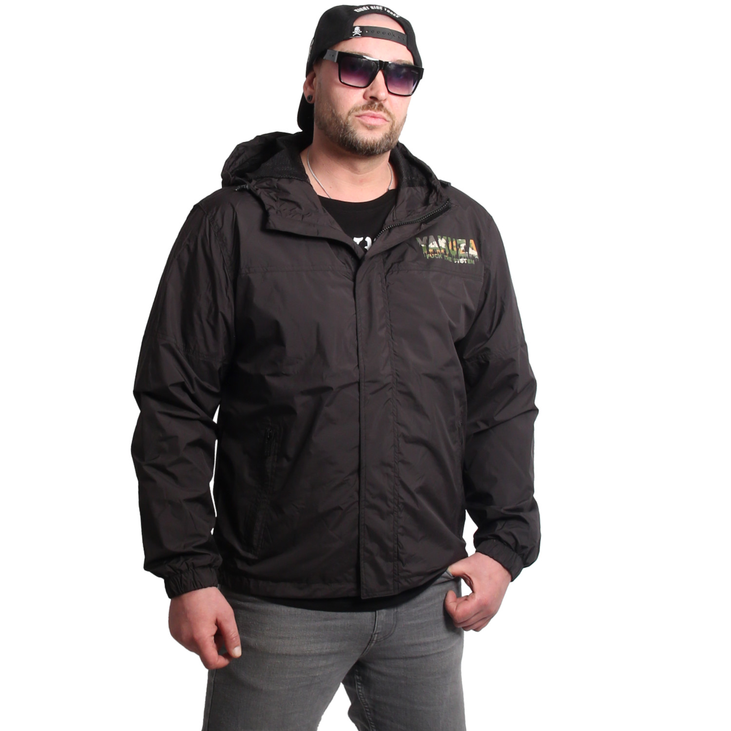 Yakuza pánská větrovka Silent Windbreaker black 4XL