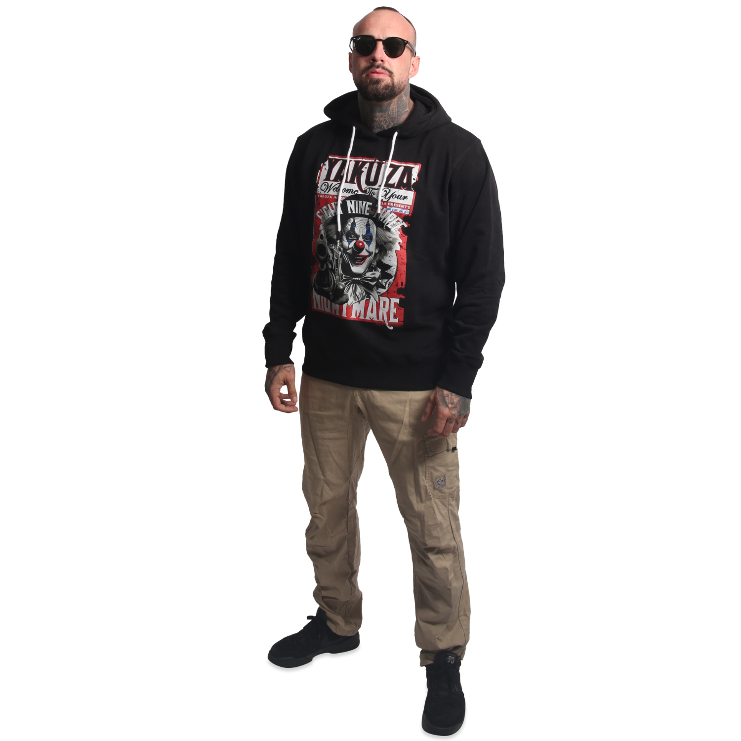 Yakuza pánská mikina s kapucí Welcome Hoodie black XL