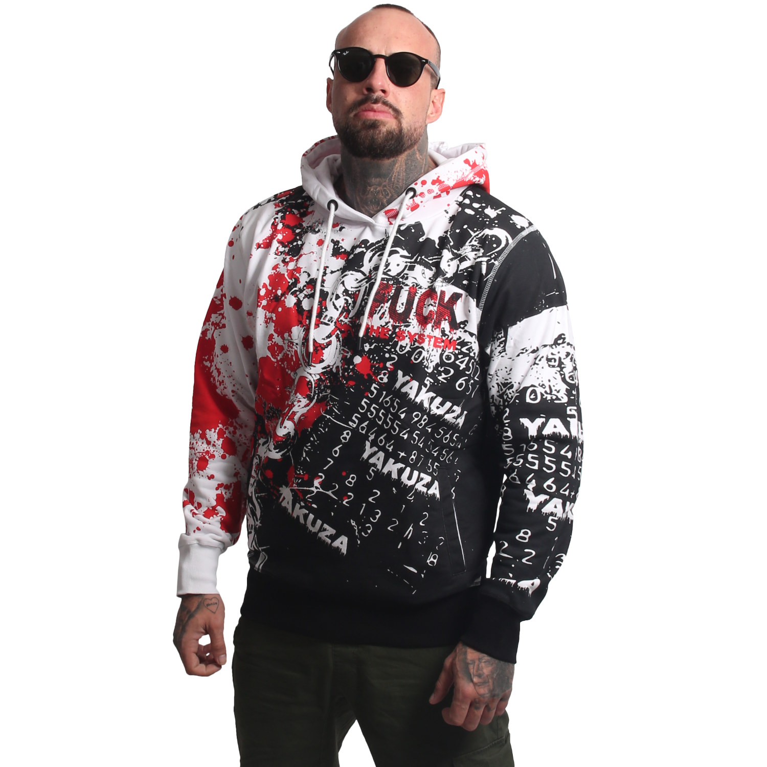 Yakuza pánská mikina s kapucí Rush Allover Hoodie