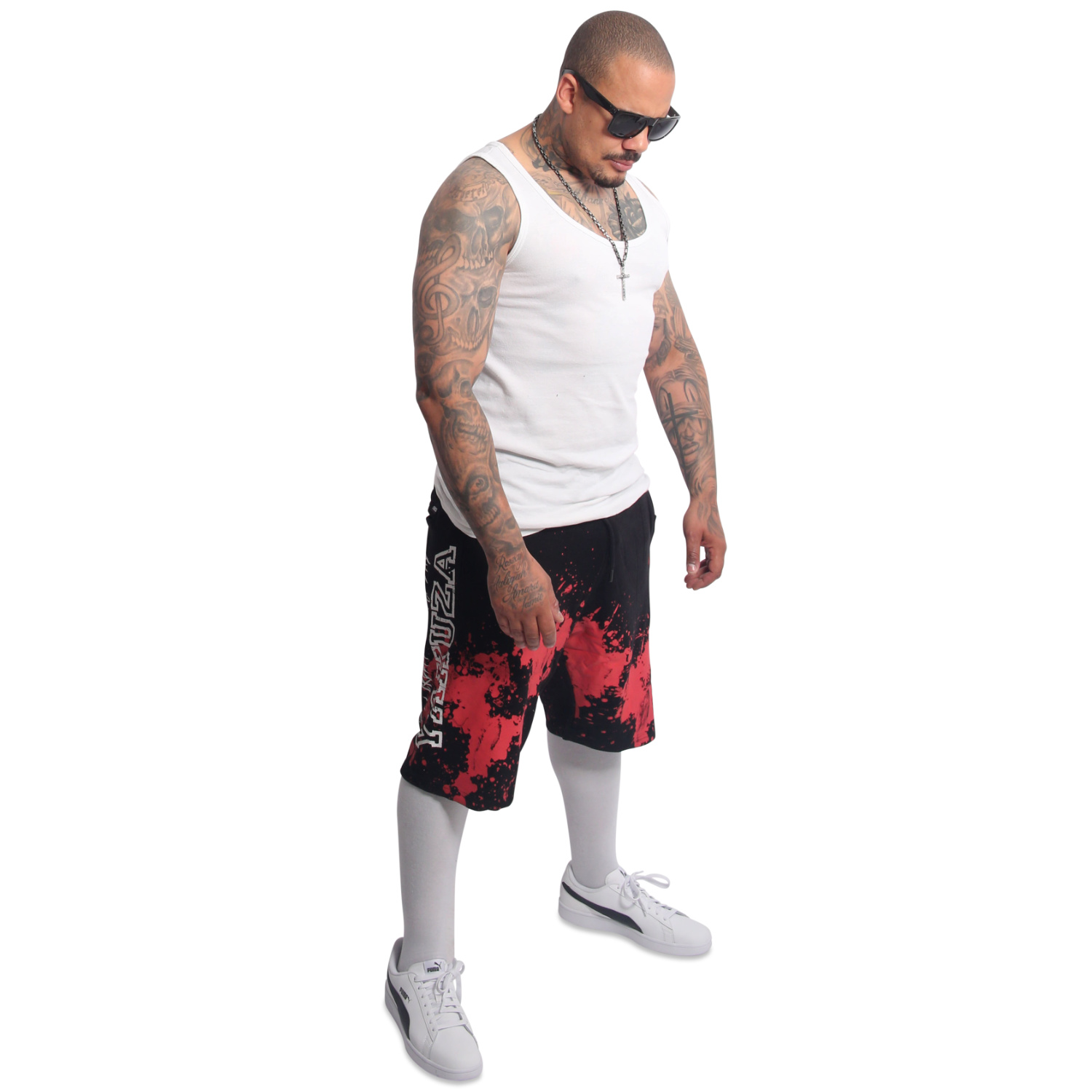 Yakuza pánské šortky Creepy Sweat Shorts black XL