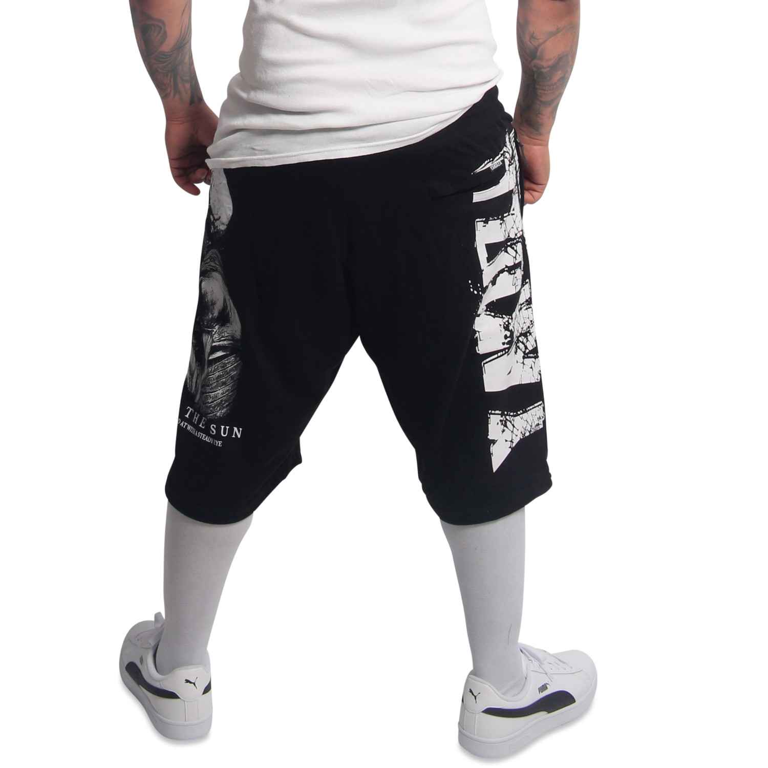 Yakuza pánské šortky Pray Sweat Shorts black 2XL