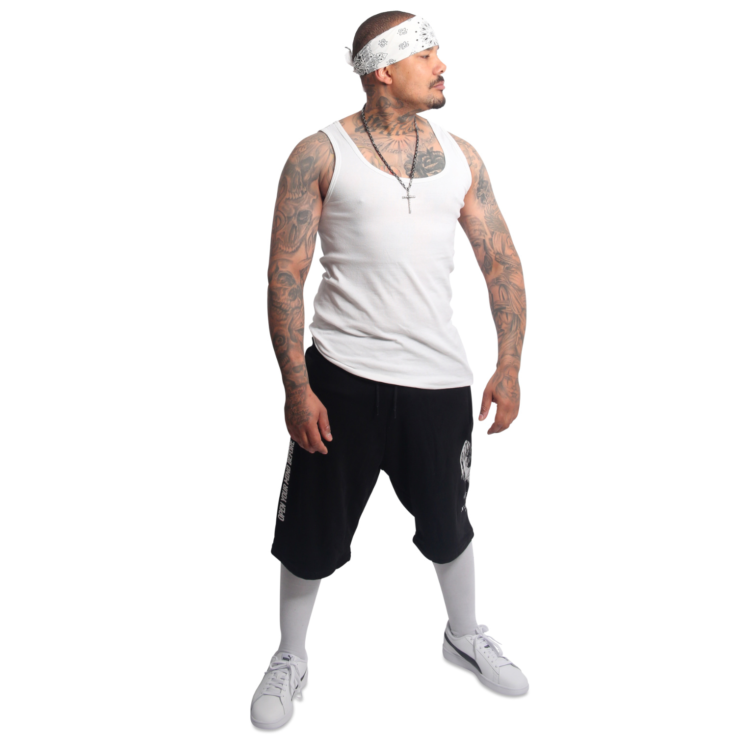 Yakuza pánské šortky Pray Sweat Shorts black 2XL